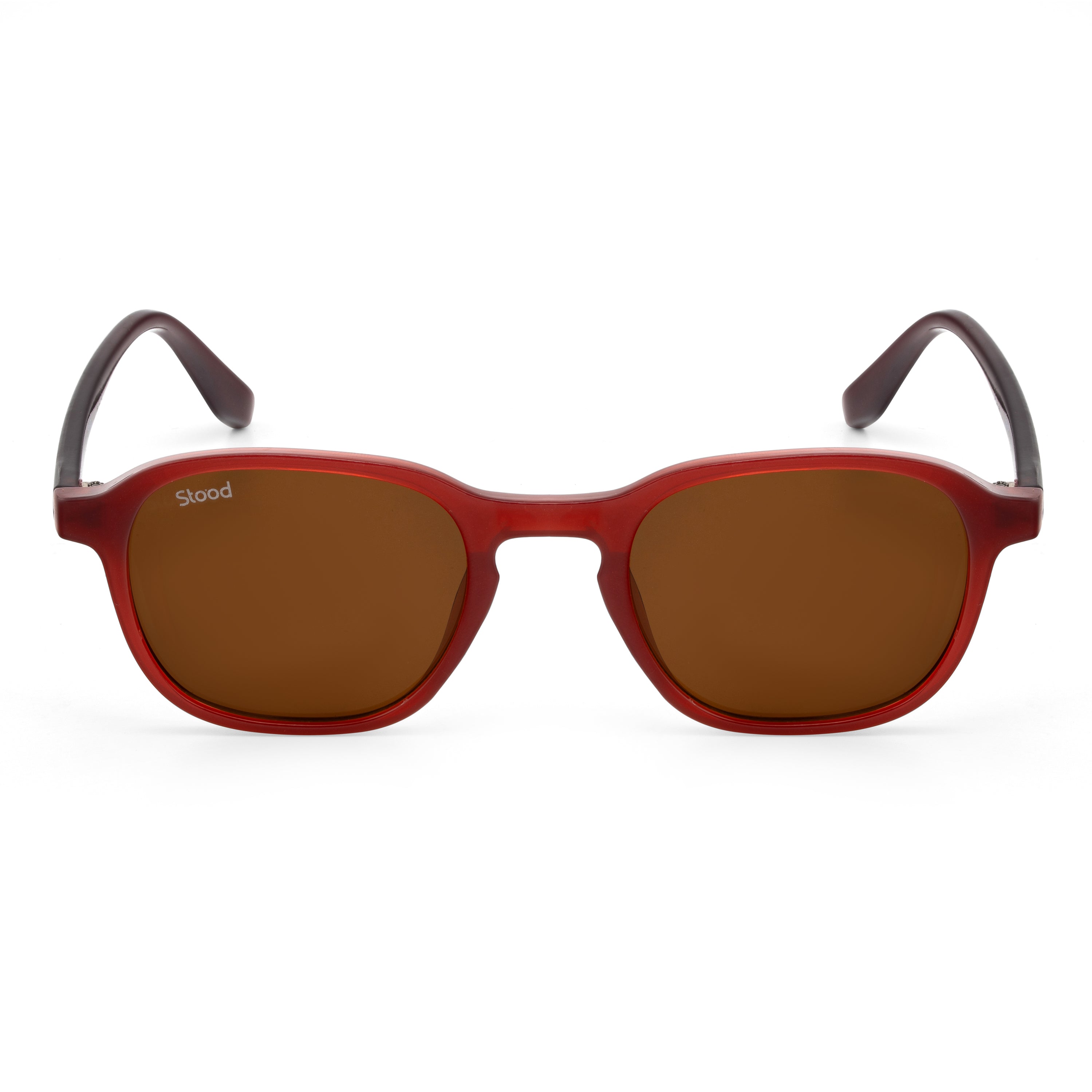 Stood Retro Square Brown UV Protection Chashma For Men & Women New Style – SG-STD0011-C2