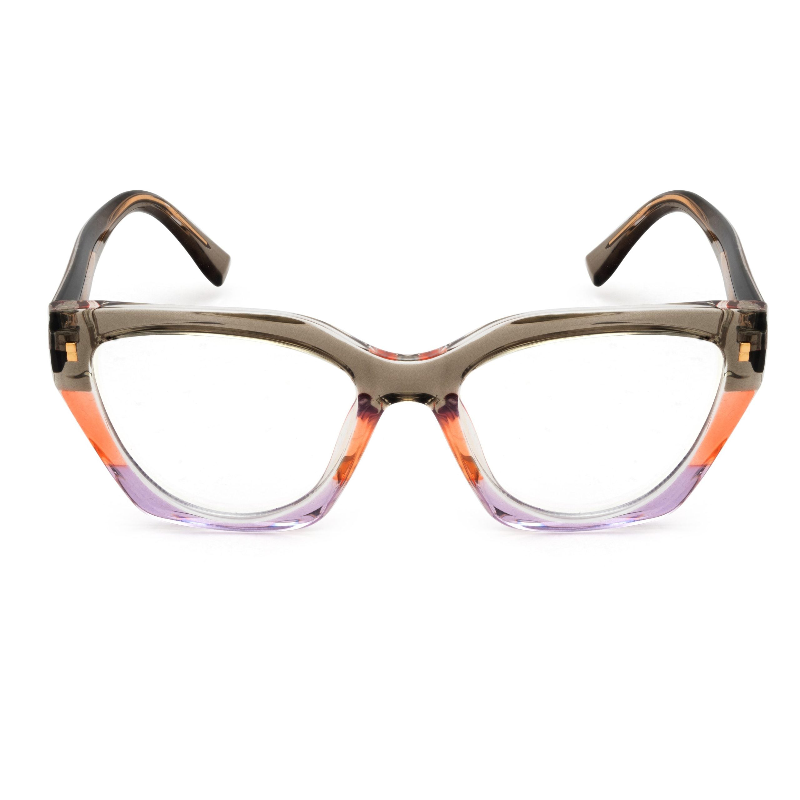 PERKEY Full Rim Cat Eye Blue Light Cut & Antiglare Computer Eyeglasses For Women  - OPTL0017-C1
