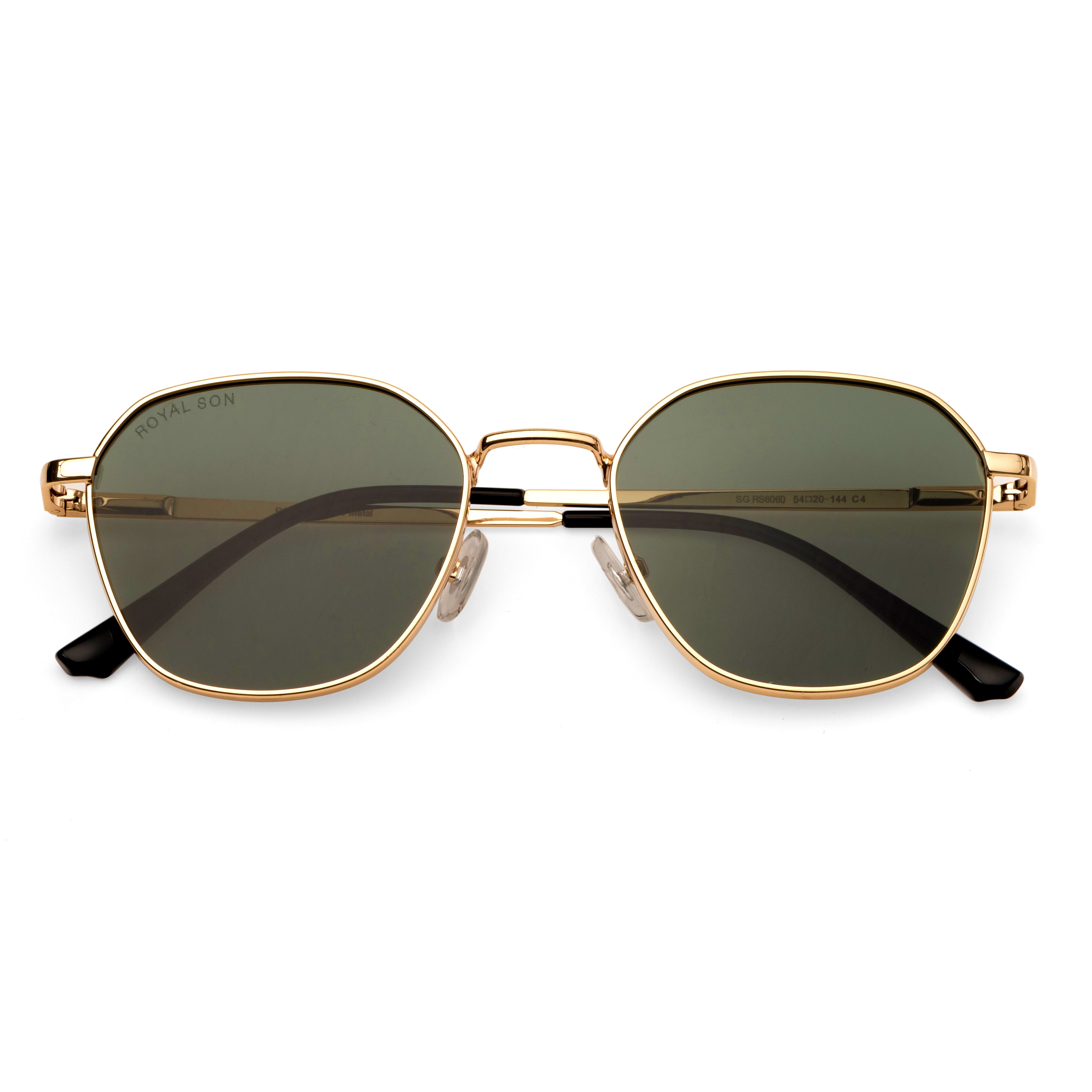 ROYAL SON Full Rim Polarized Sunglasses with UV Protection For Men and Women - SG-RS6060-C4