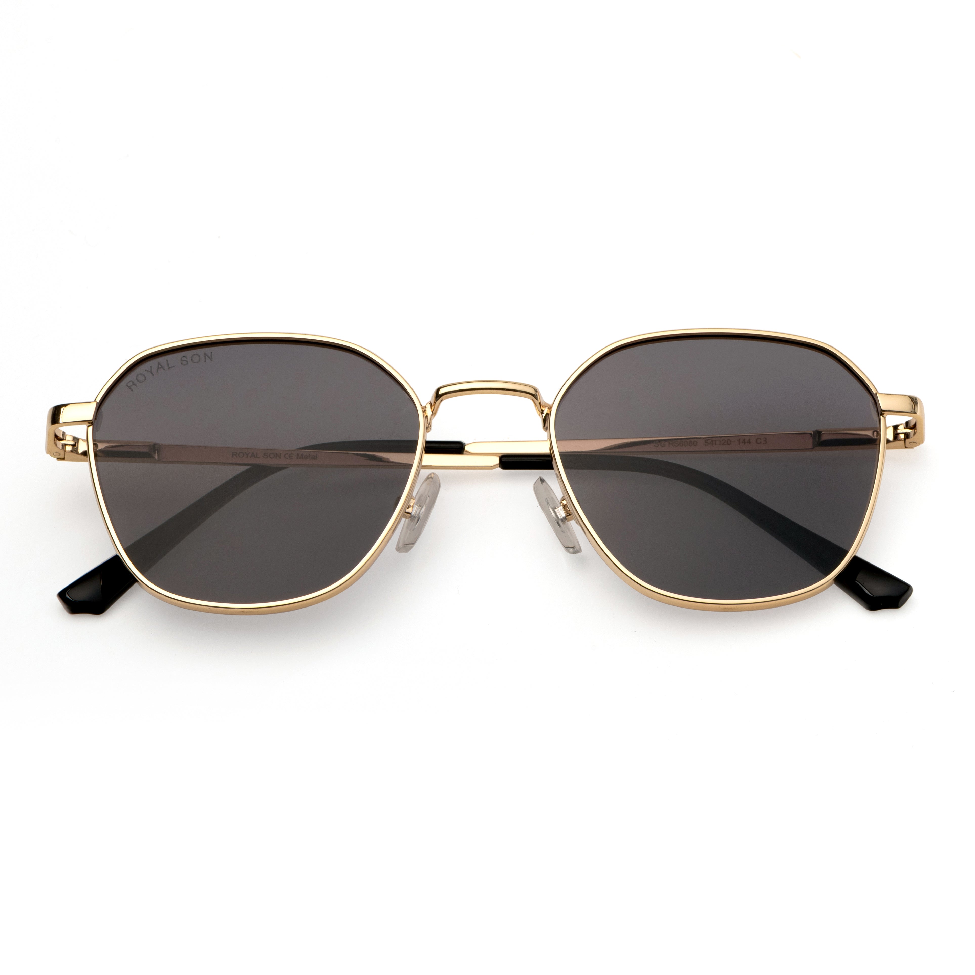 ROYAL SON Full Rim Square Polarized Sunglasses with UV Protection For Men and Women - SG-RS6060-C3