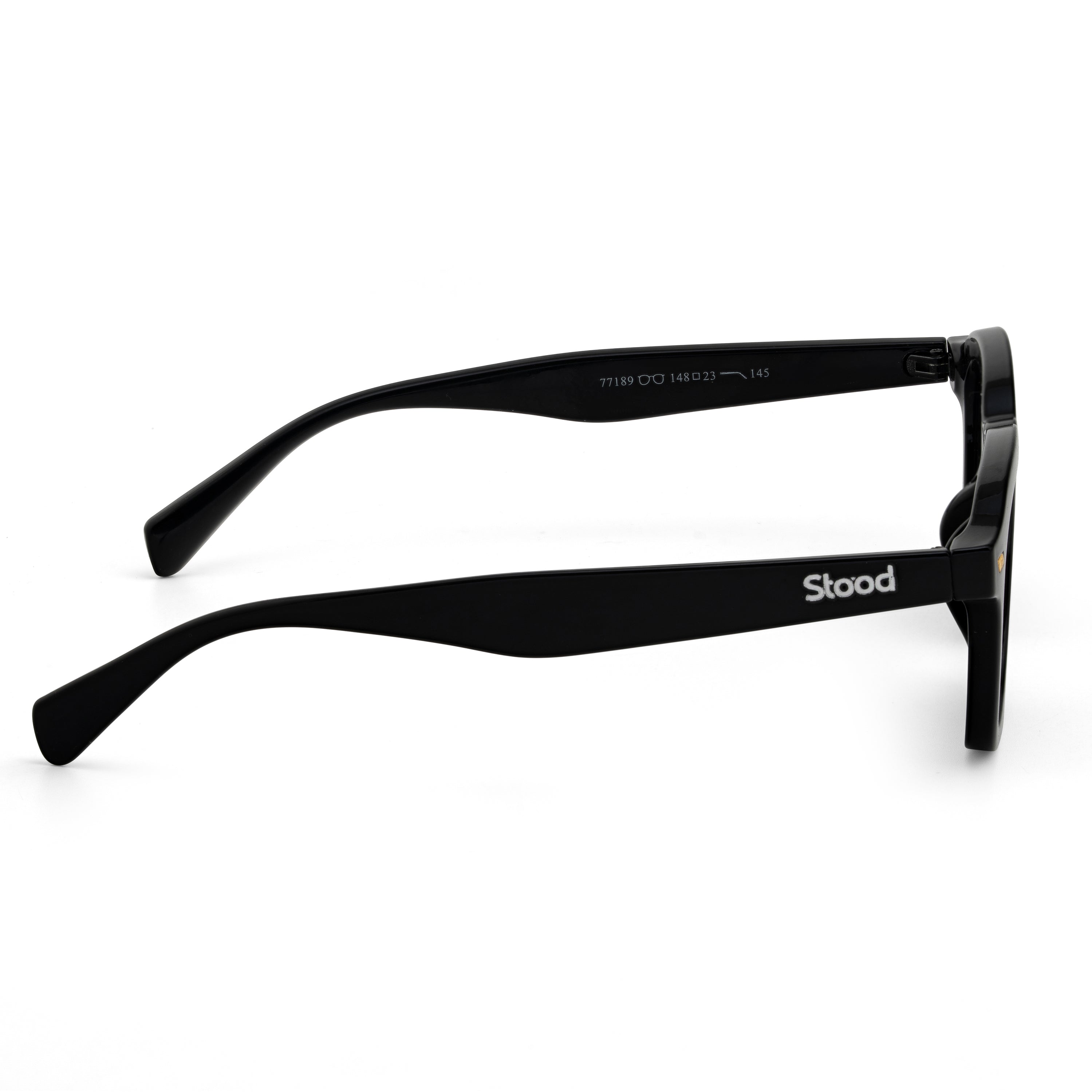 Stood Square Black UV Protection Sunglasses For Men & Women Stylish – SG-STD0016-C1