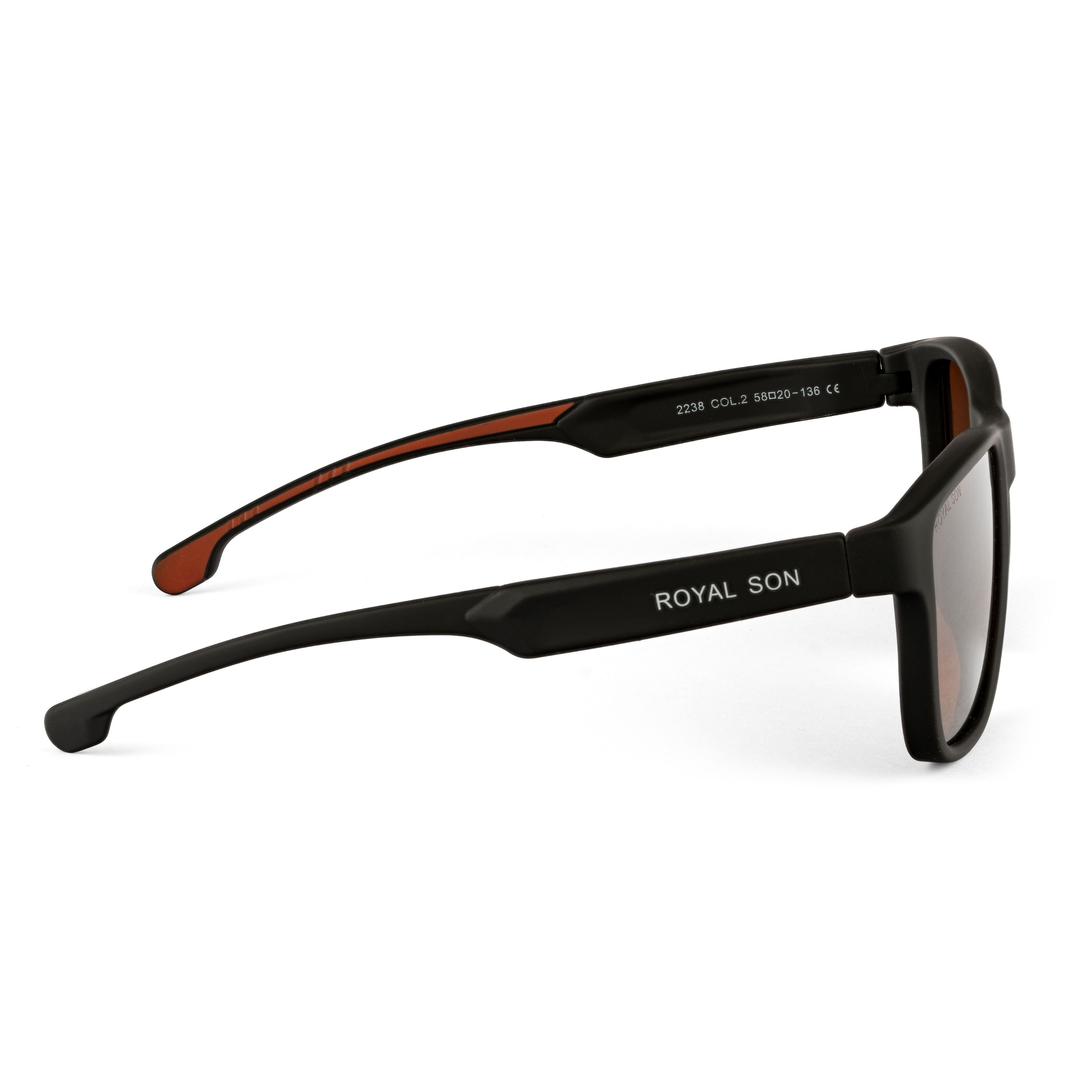 Royal Son Sports Black Polarized Sunglasses Men Women- CHI00173-C2