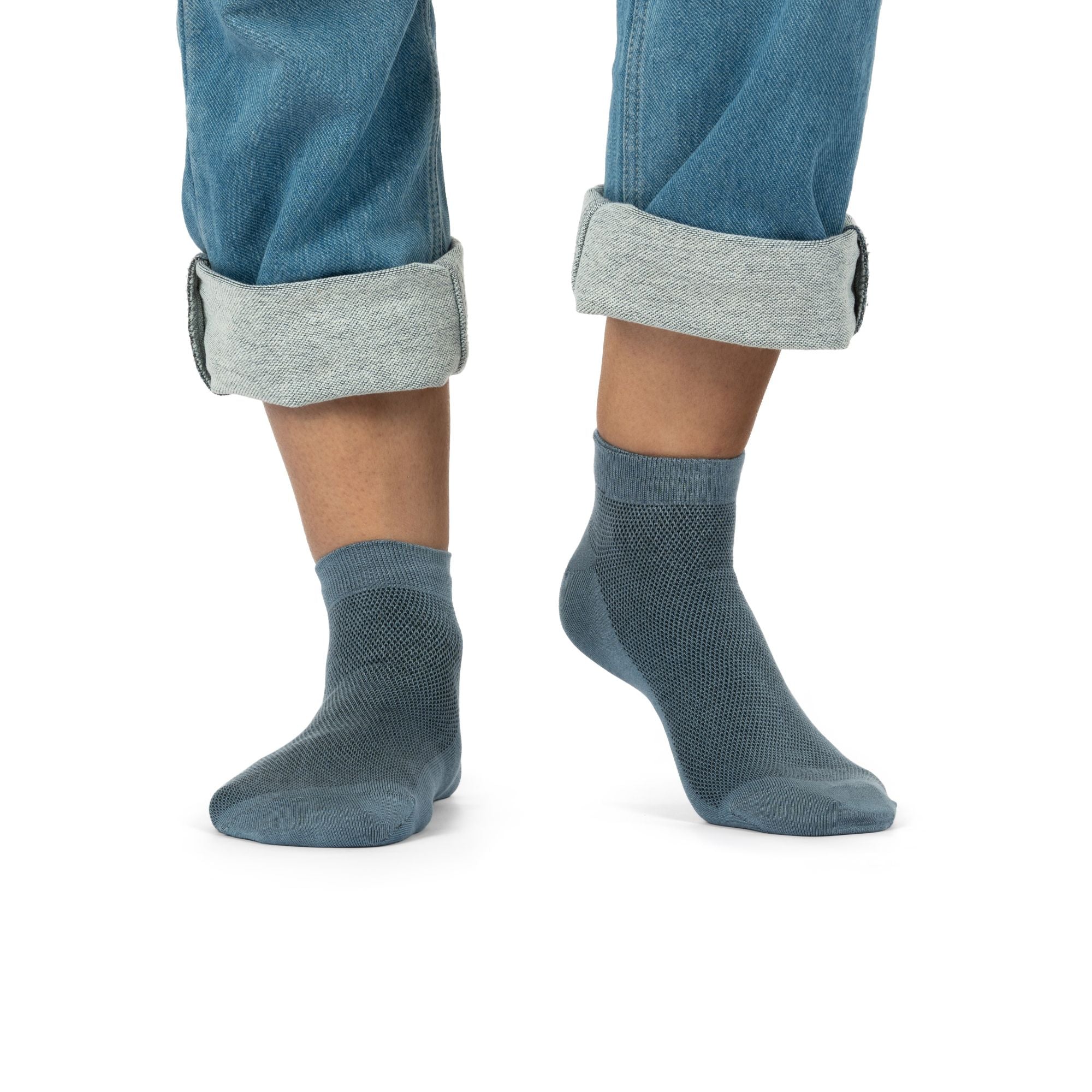 Royal Son Men Ankle Length Breathable Socks - 3 Pack - SC102-C1