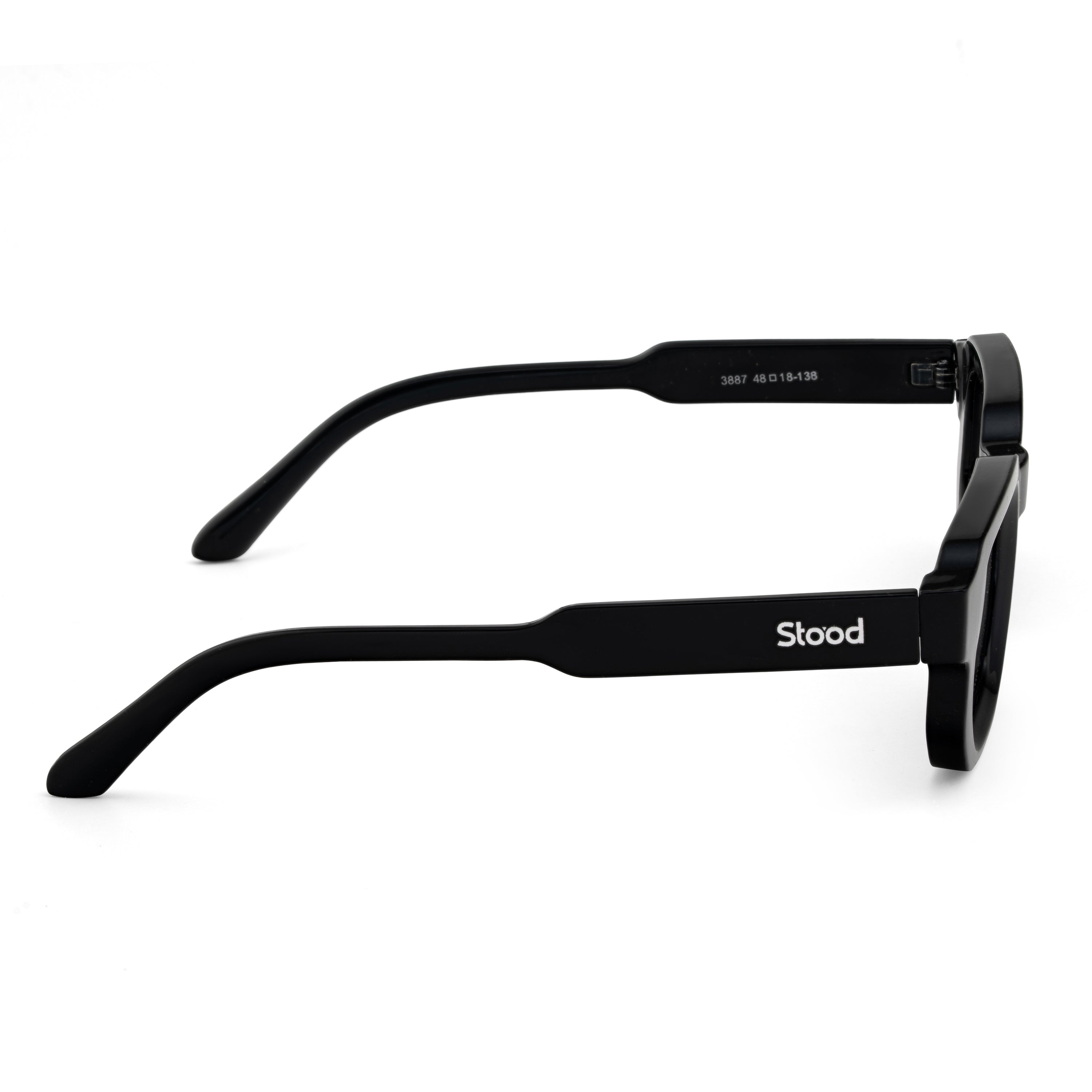 Stood Retro Square Black UV Protection Sunglasses For Men & Women Stylish – SG-STD0025-C1