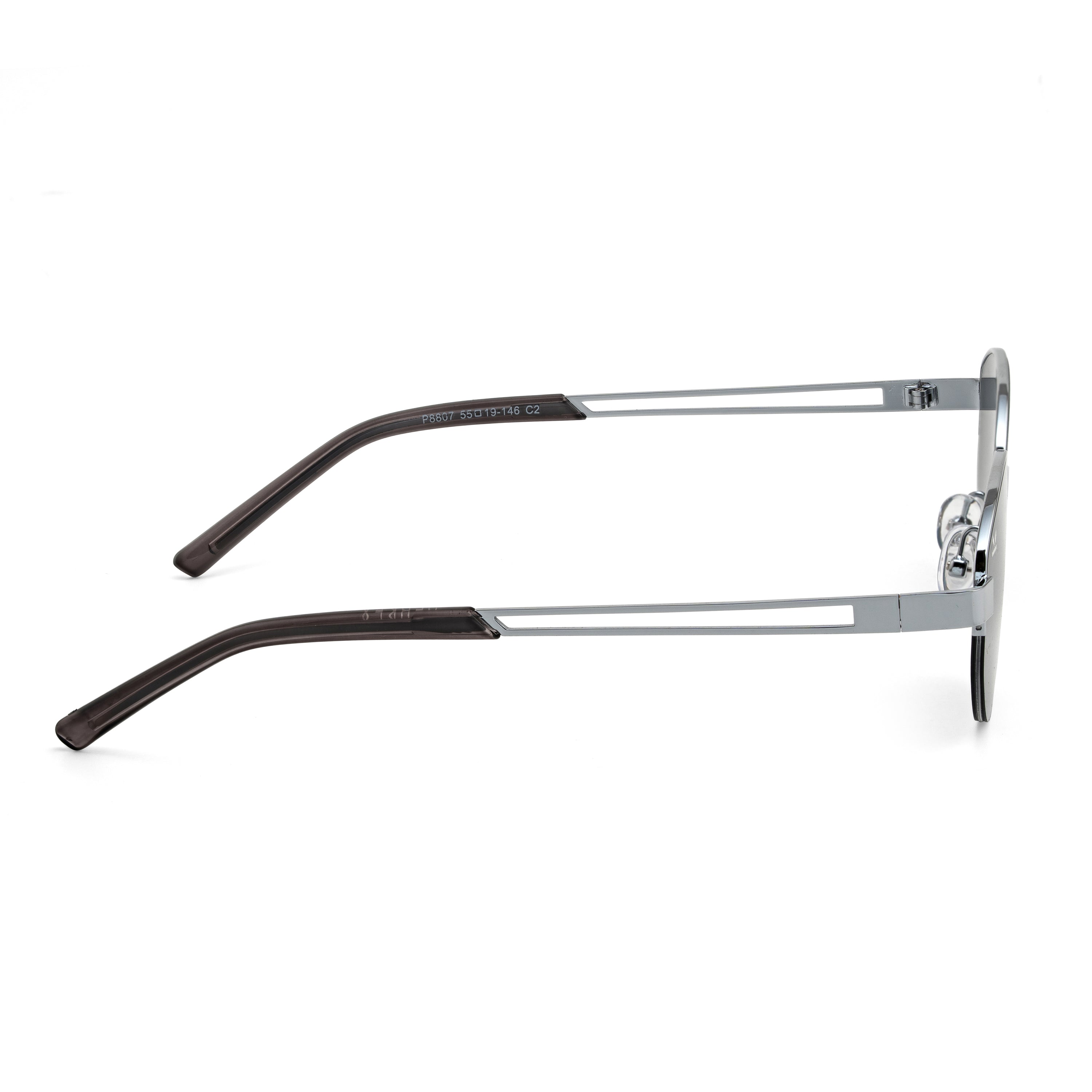 Perkey Oval UV Protection Sunglasses For Men & Women Stylish – PRKY0022-C1