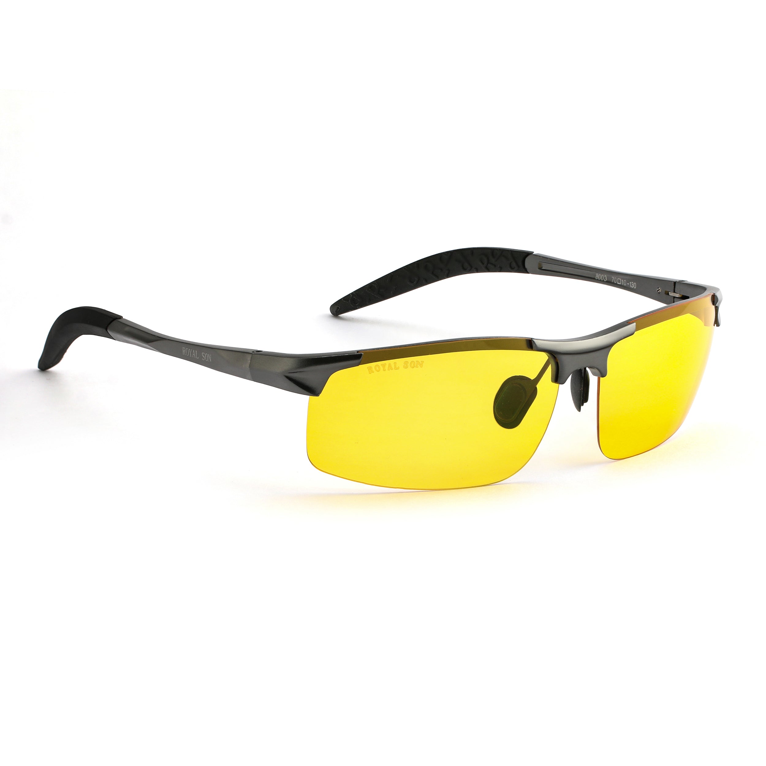 Royal Son Wrap-Around Polarized Men Sunglasses - CHI0094-C4