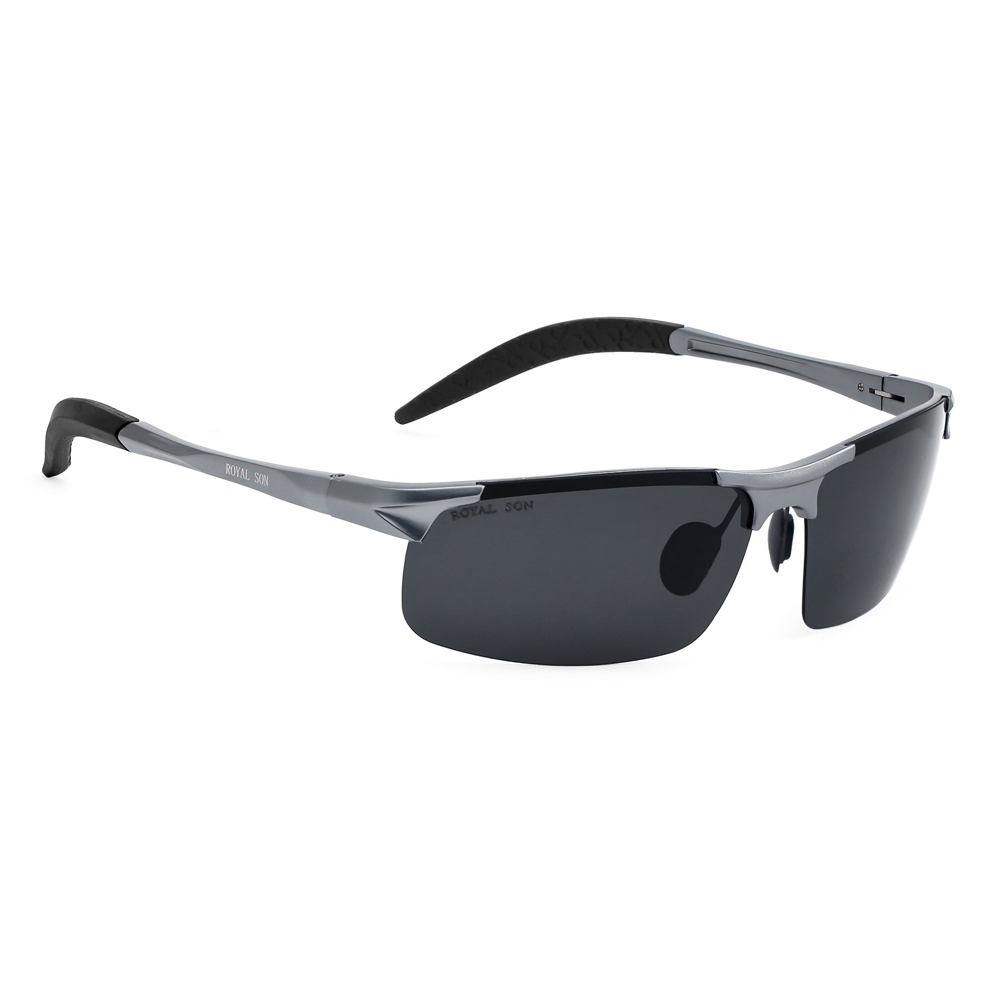 Royal Son Wrap-Around Polarized Men Sunglasses - CHI0094-C2