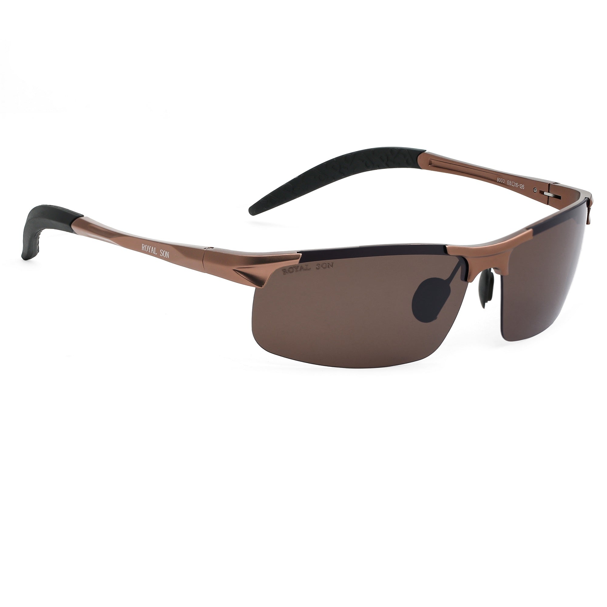 Royal Son Wrap-Around Polarized Men Sunglasses - CHI0094-C3