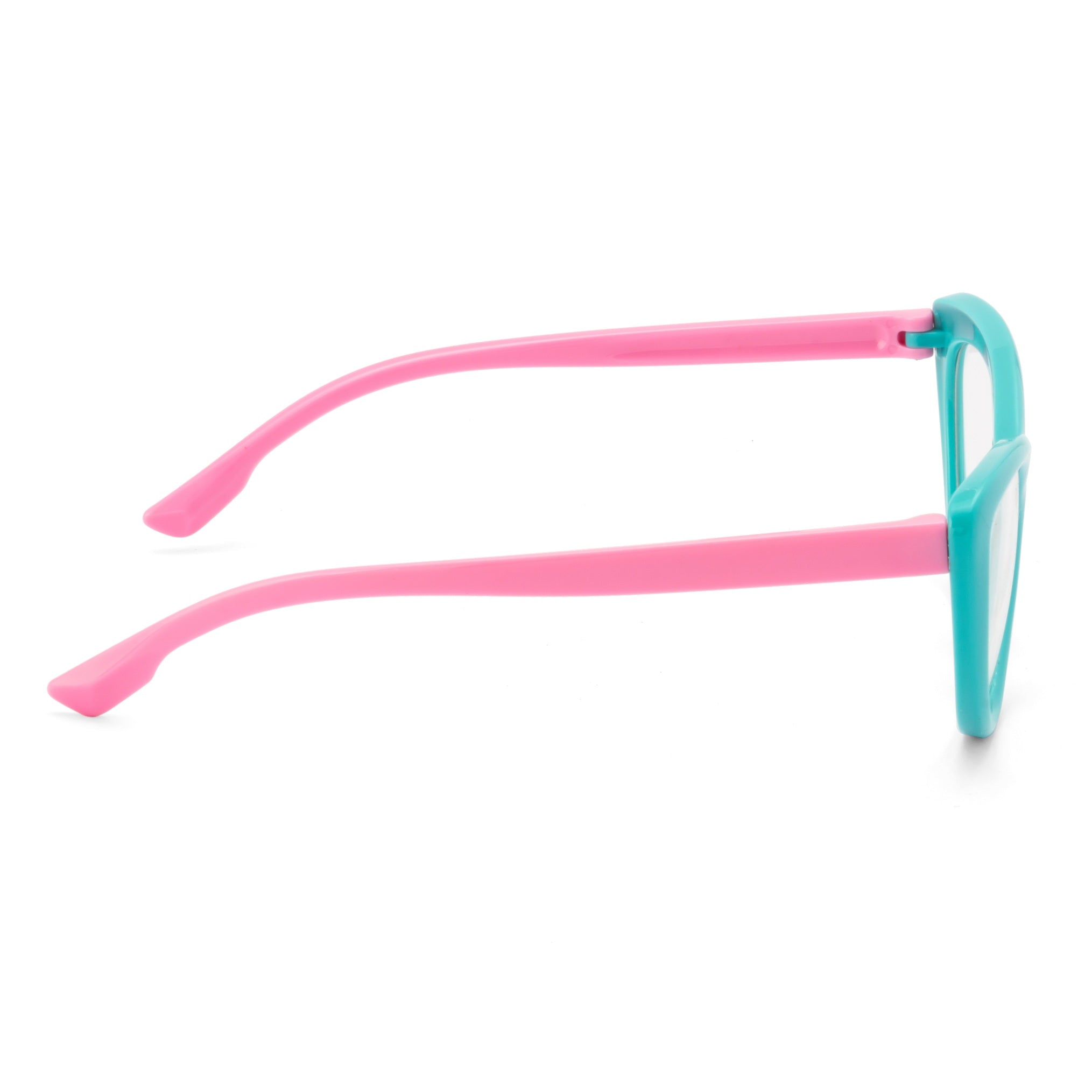 Royal Son Cat Eye Black Spectacles Frames For Kids - SFKID0055-C3