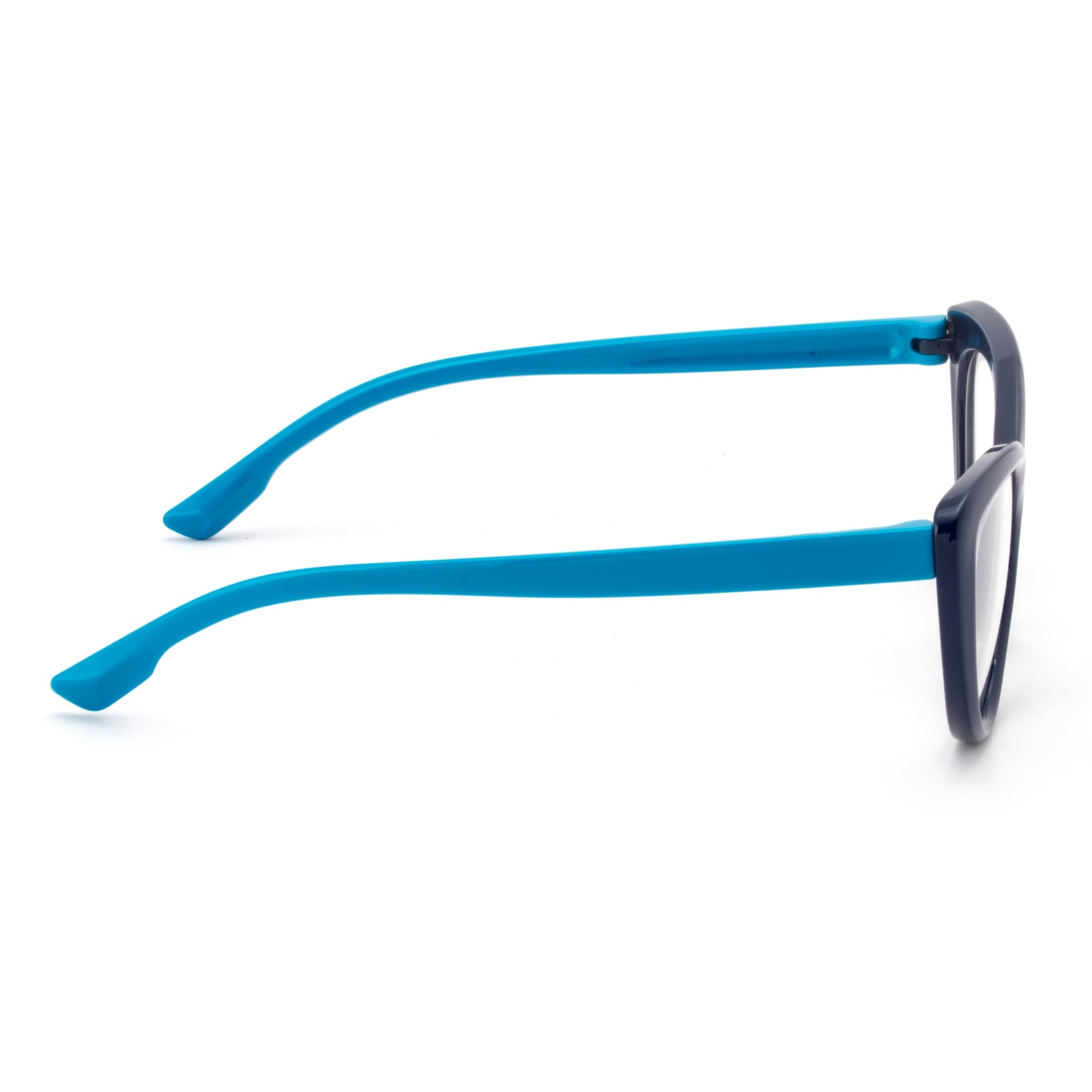 Royal Son Cat Eye Black Spectacles Frames For Kids - SFKID0055-C4