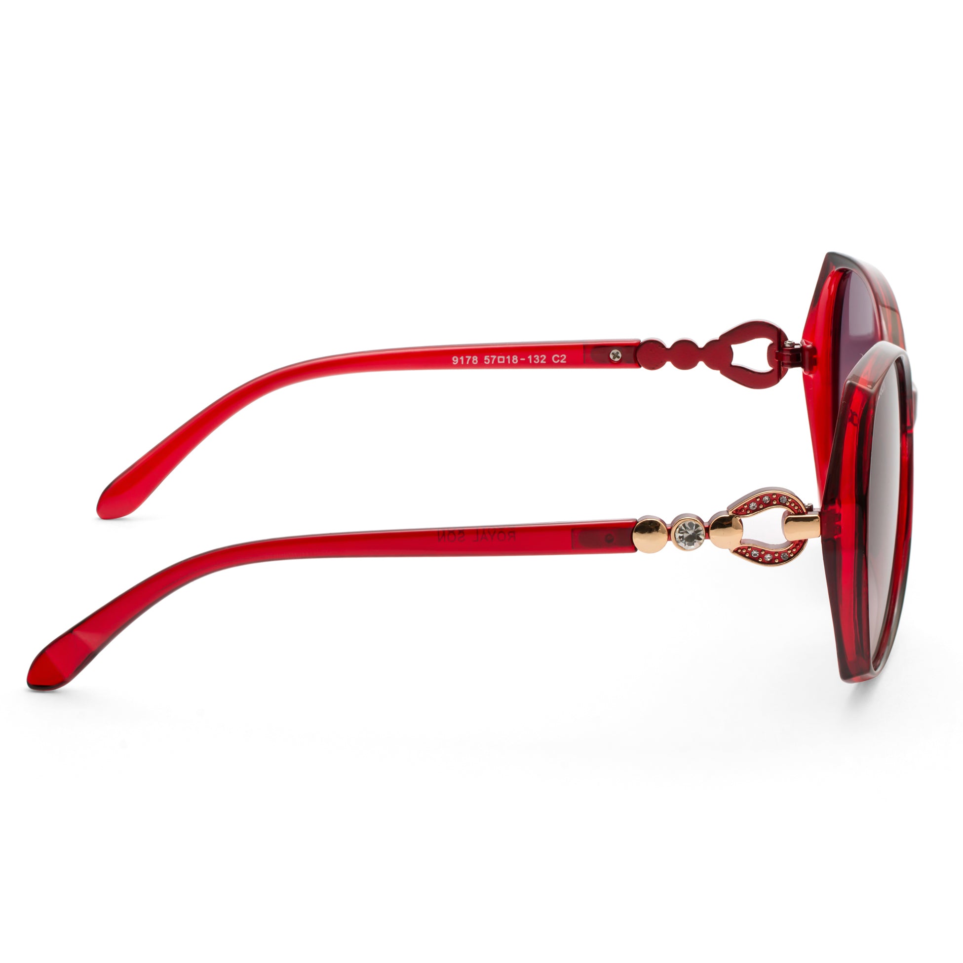 Royal Son Oversized Butterfly UV Protected Women Sunglasses - CHIWM00116-C5