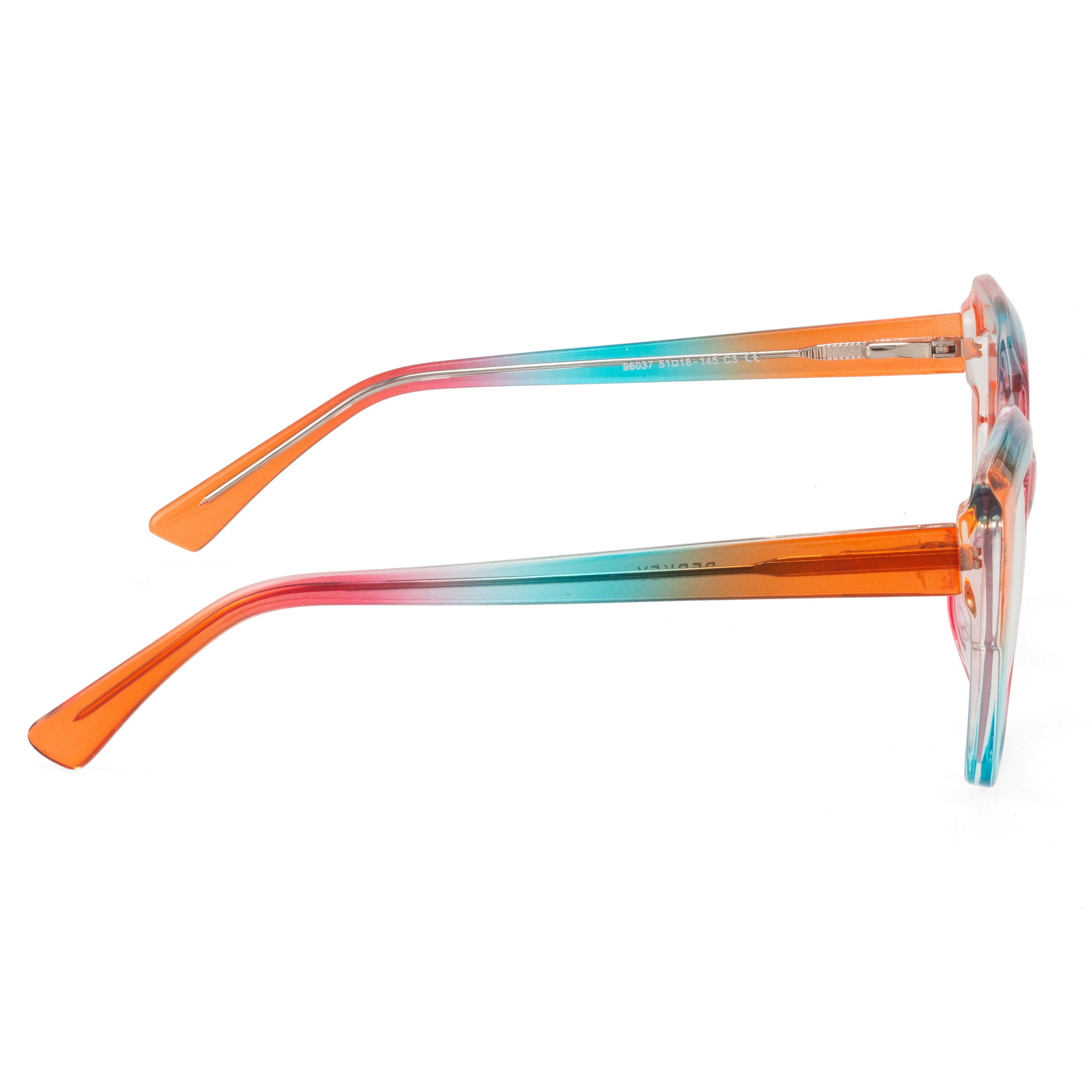 PERKEY Full Rim Cat Eye-Oversized Blue Light Blocking Spectacles Frames Women - OPTL001-C3