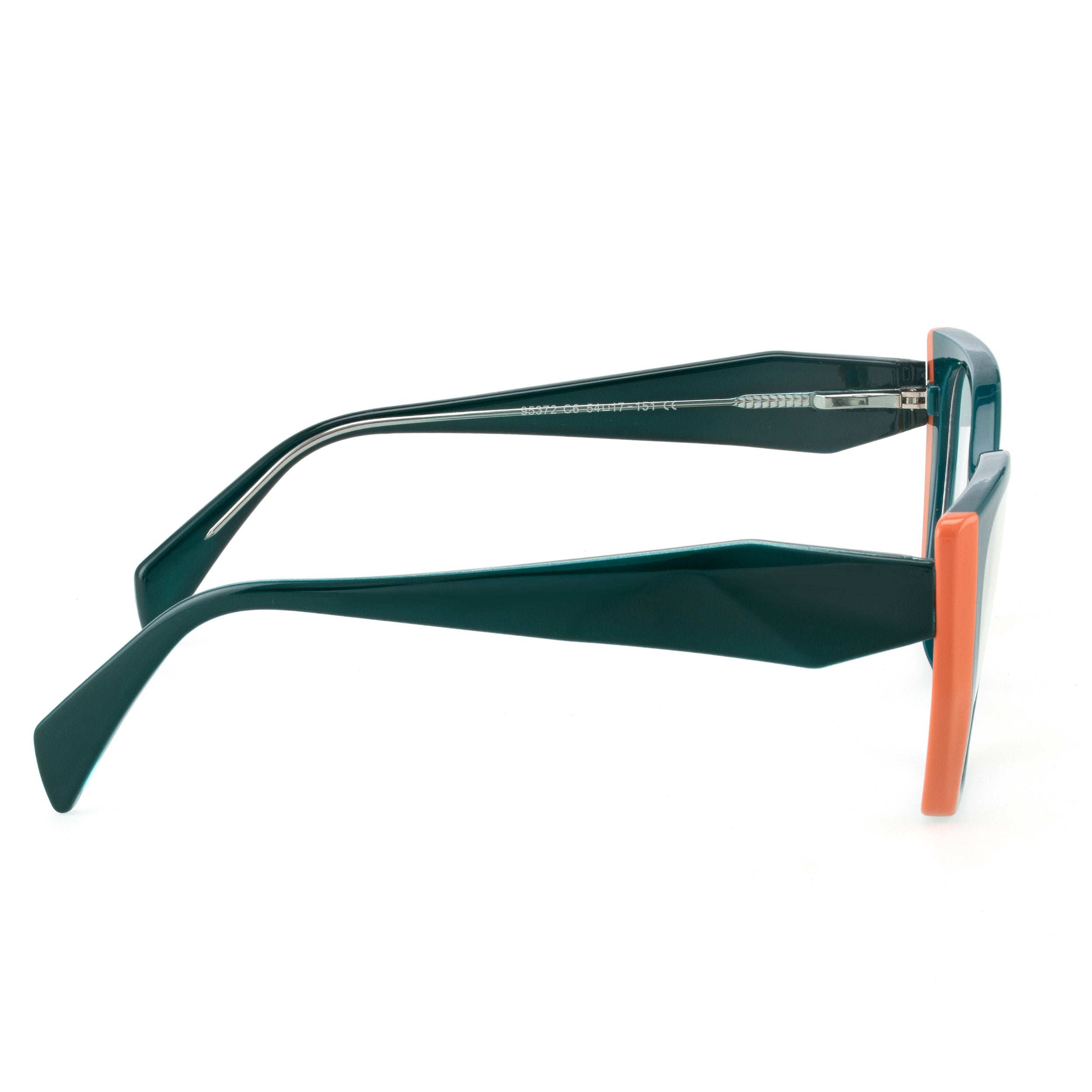 PERKEY Full Rim Cat Eye-Oversized Computer Glasses Men Women - OPTL0012-C4