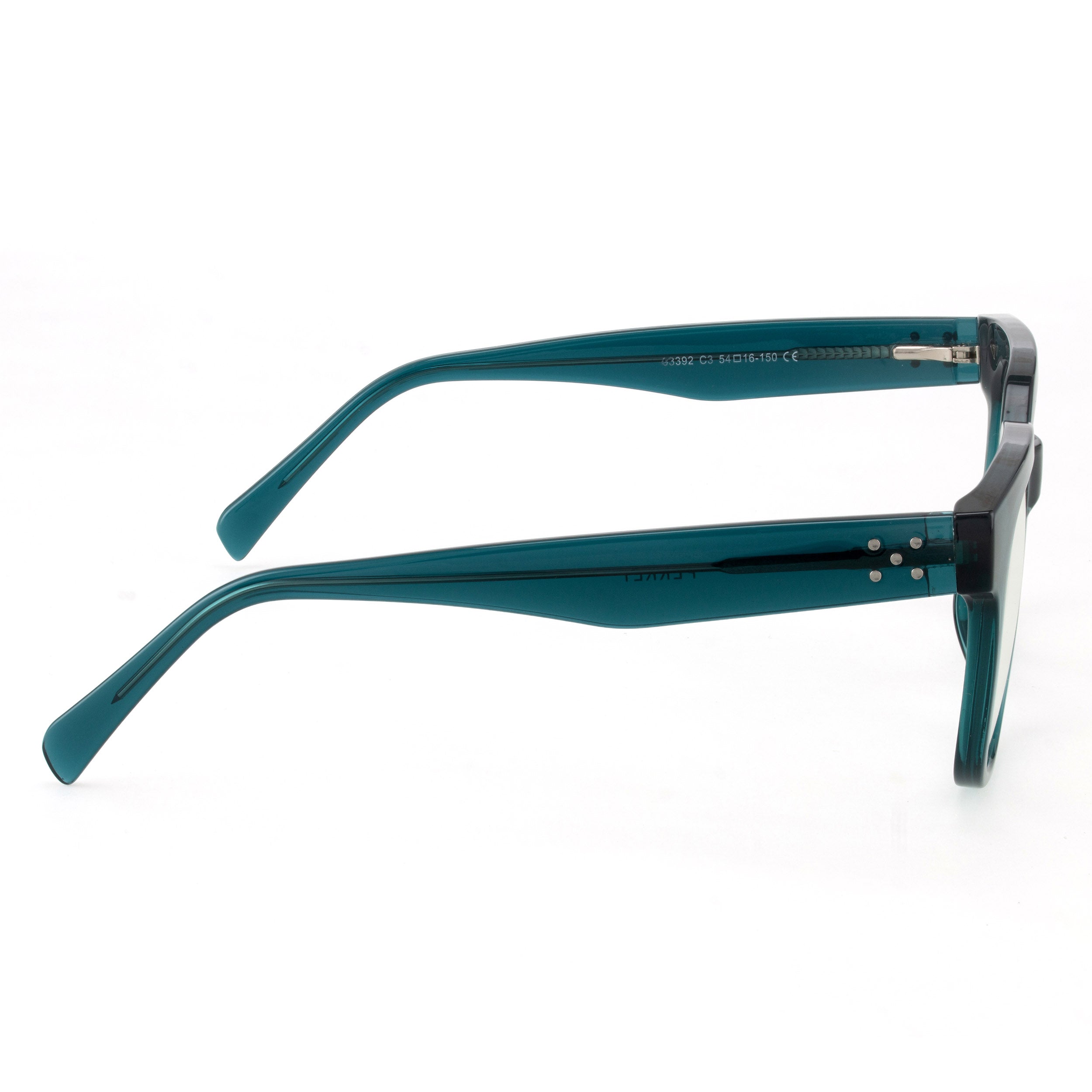 PERKEY Full Rim Square-Oversized Computer Glasses For Eye Protection Men Women - OPTL003-C4