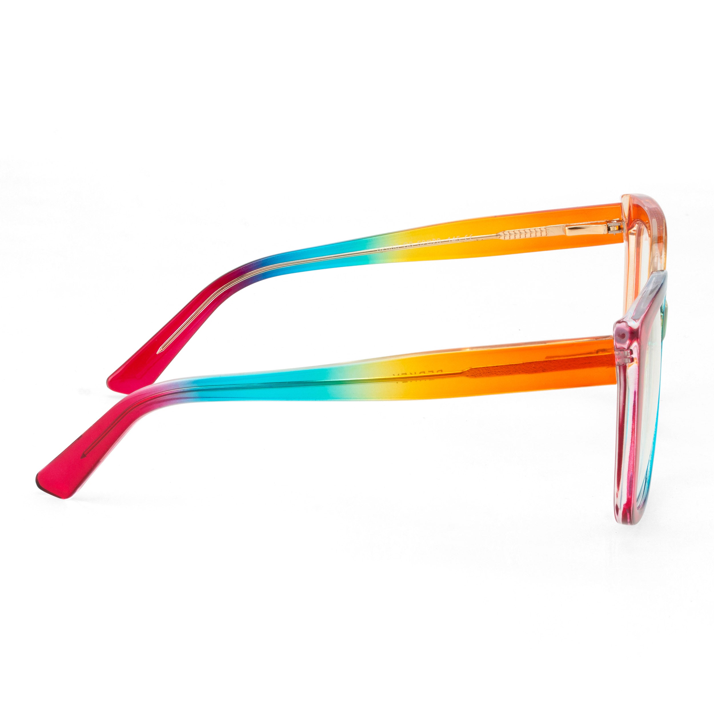 PERKEY Full Rim Square-Oversized Blue Light Blocking Spectacles Frames Men Women - OPTL002-C3