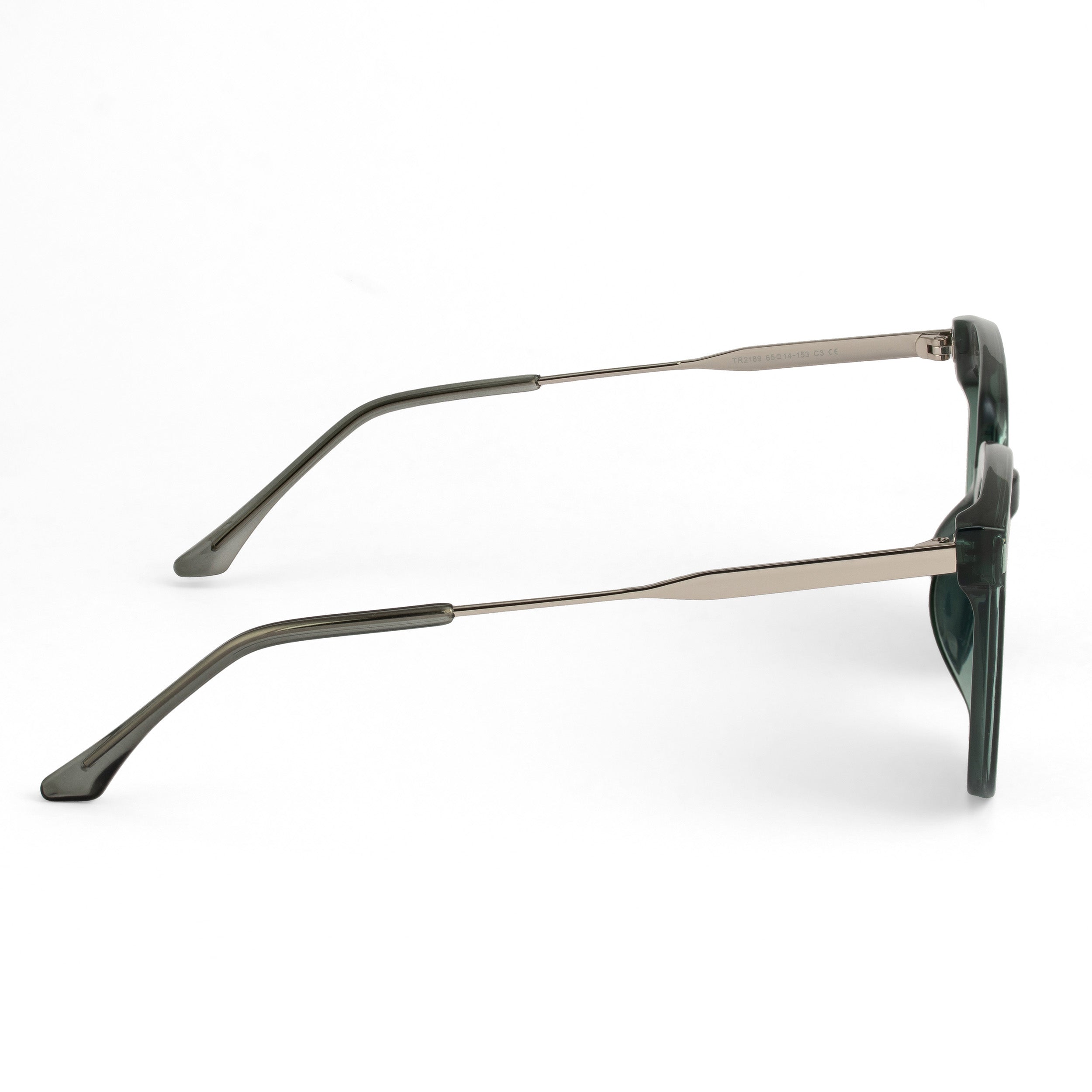 PERKEY Cat Eye-Oversized Black UV Protected Sunglasses Men Women - PRKY0014-C2