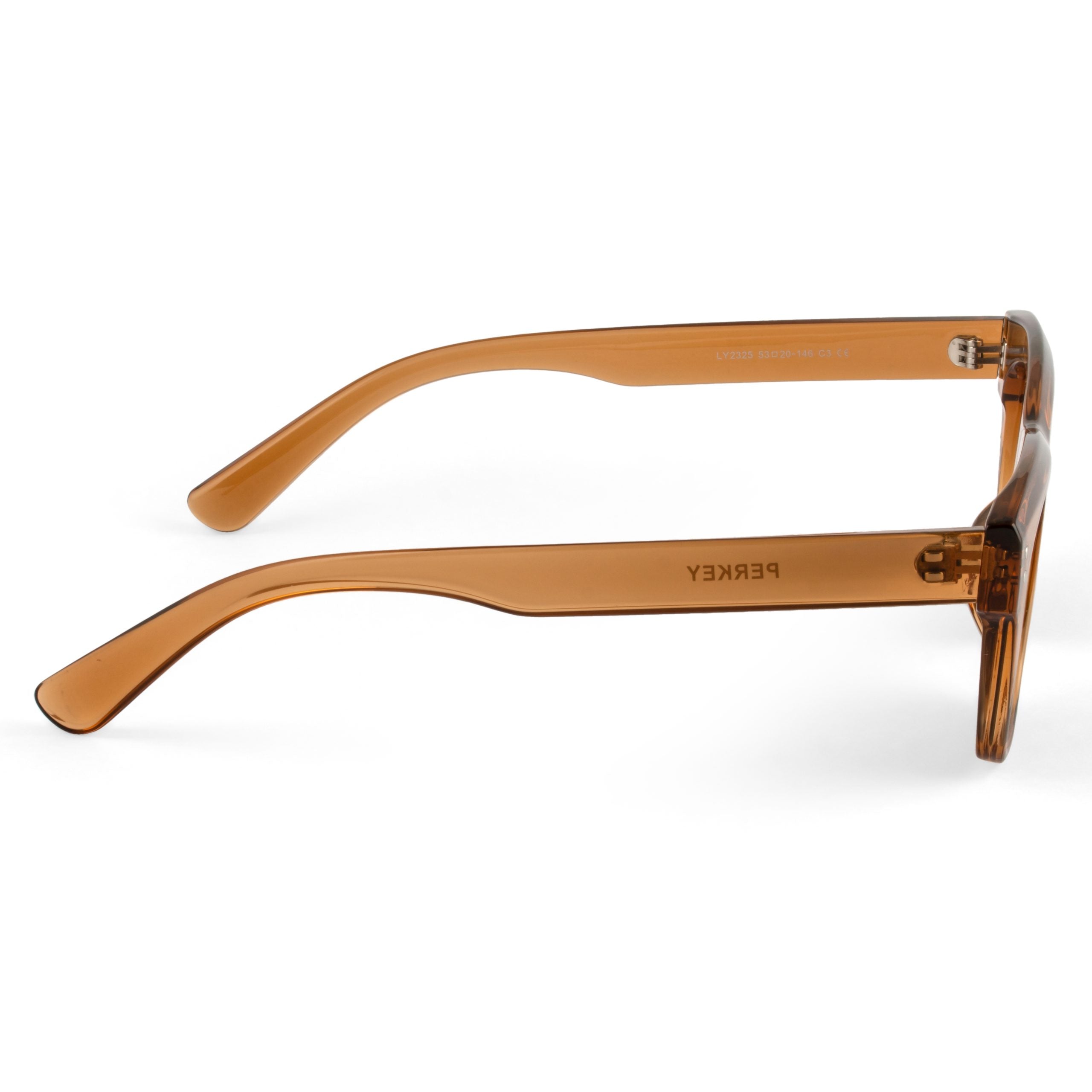 PERKEY Square-Oversized Black UV Protected PolarizedS Sunglasses Men Women - PRKY002-C3