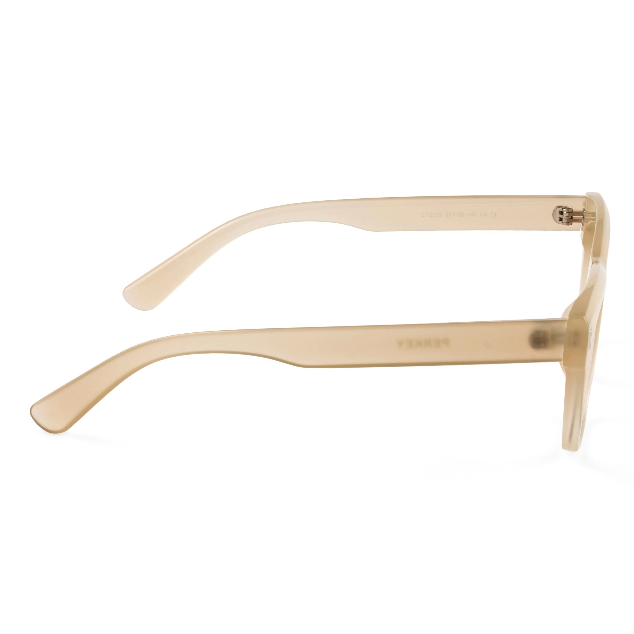 PERKEY Square-Oversized Transparent UV Protected Polarized Glasses Men Women - PRKY002-C4