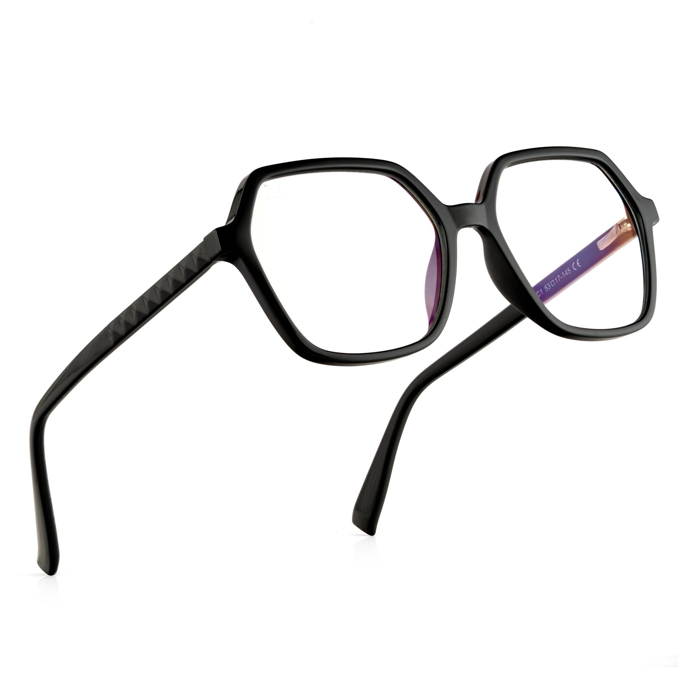 PERKEY Square Full Rim Computer Glasses for Women - OPTL0019-C1