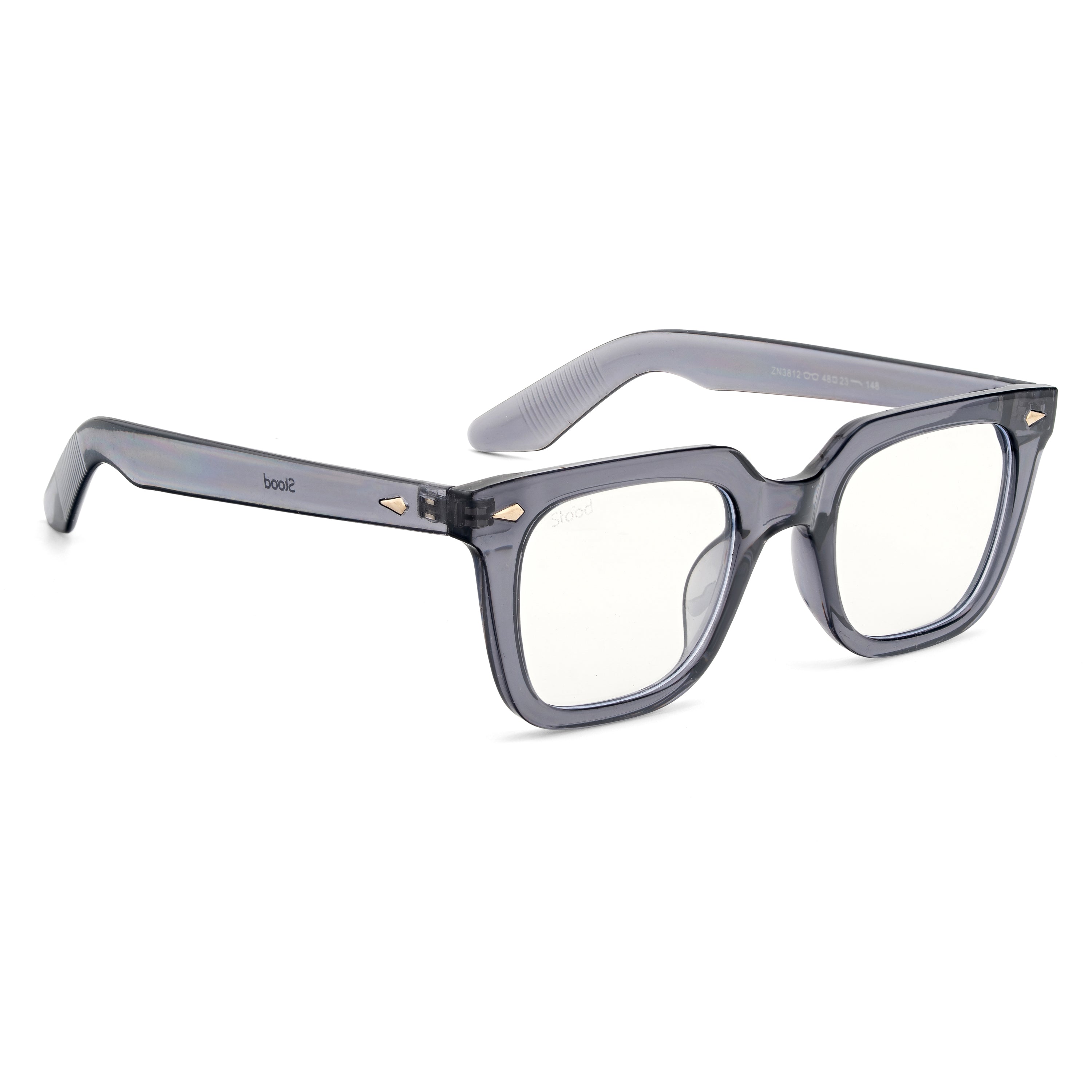 Stood Square Anti Glare Spectacles Frames For Men & Women – SF-STD0013-C2