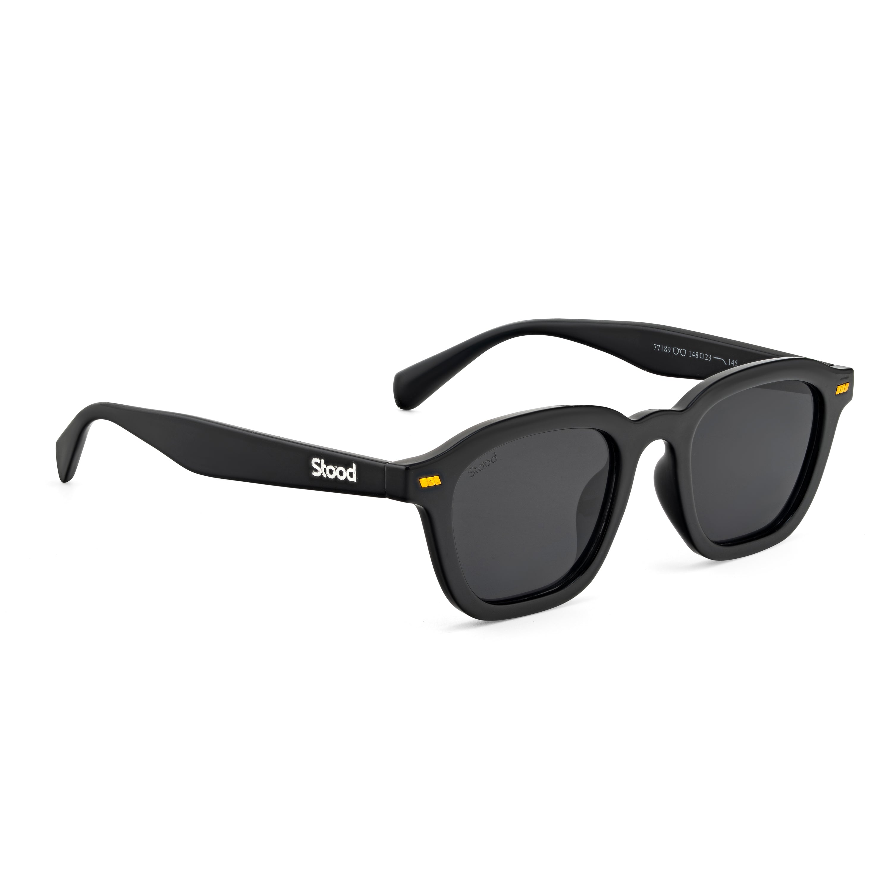 Stood Square Black UV Protection Sunglasses For Men & Women Stylish – SG-STD0016-C1