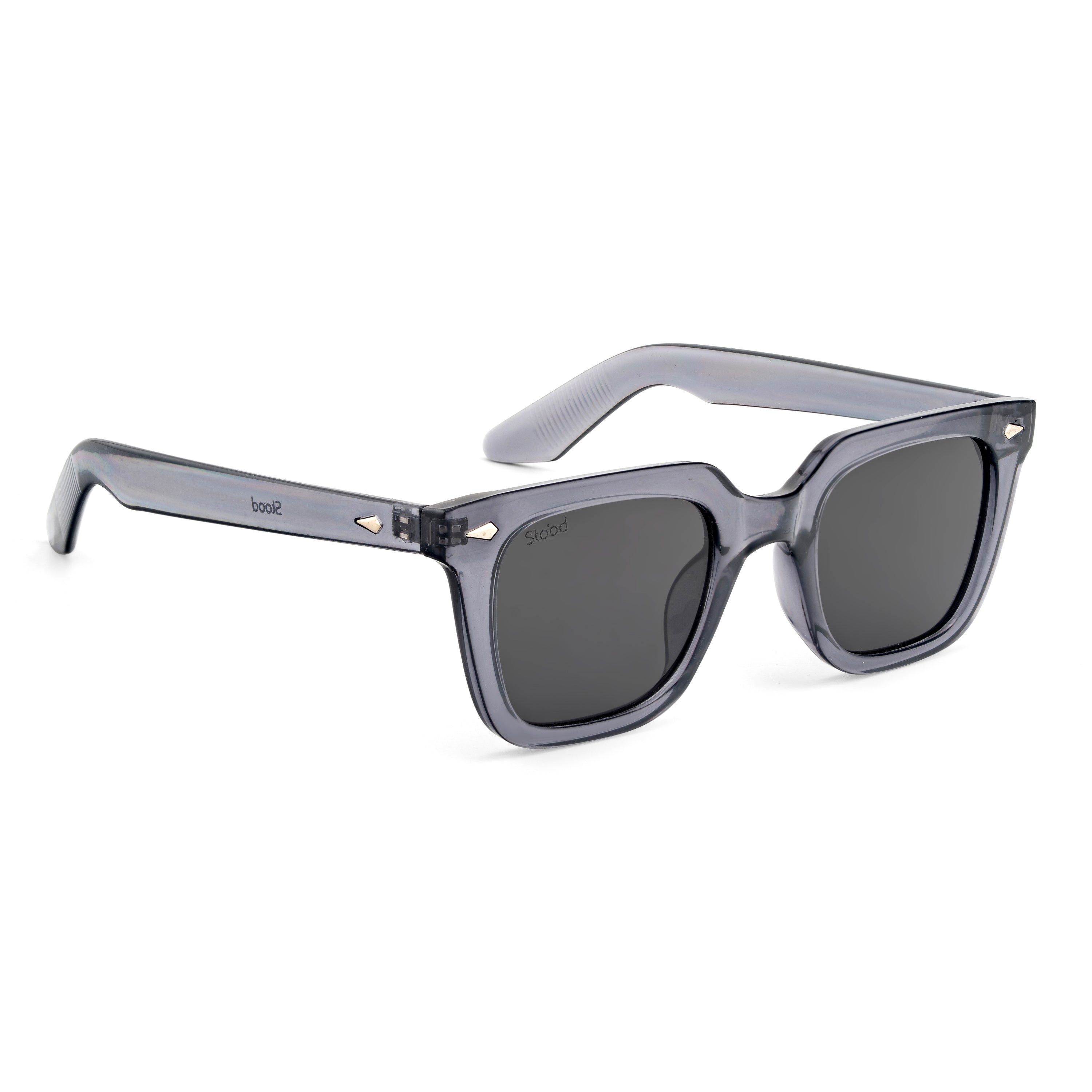 Stood Retro Square Black UV Protection Chashma For Men & Women New Style – SG-STD0013-C2