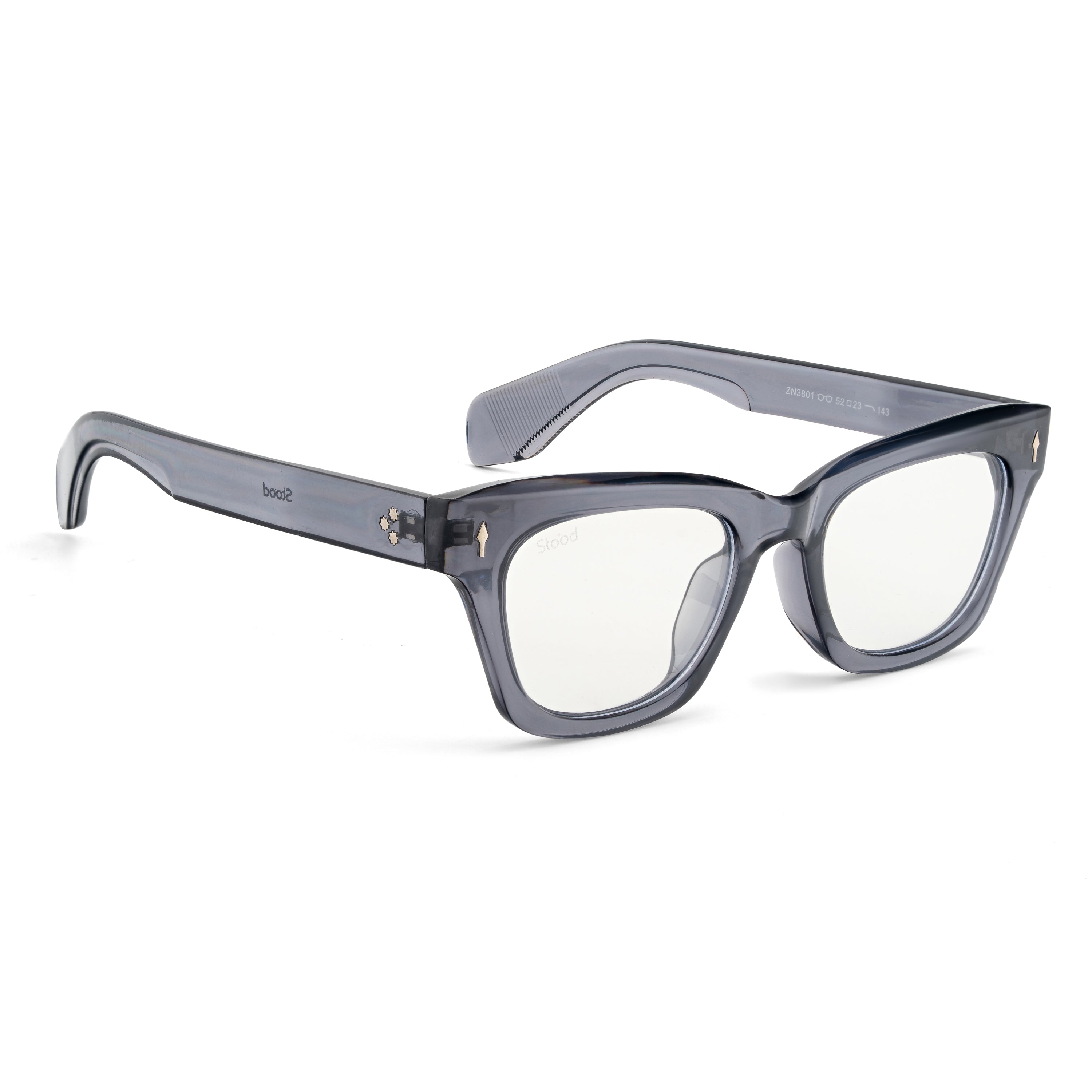 Stood Square Anti Glare Spectacles Frames For Men & Women – SF-STD0027-C2