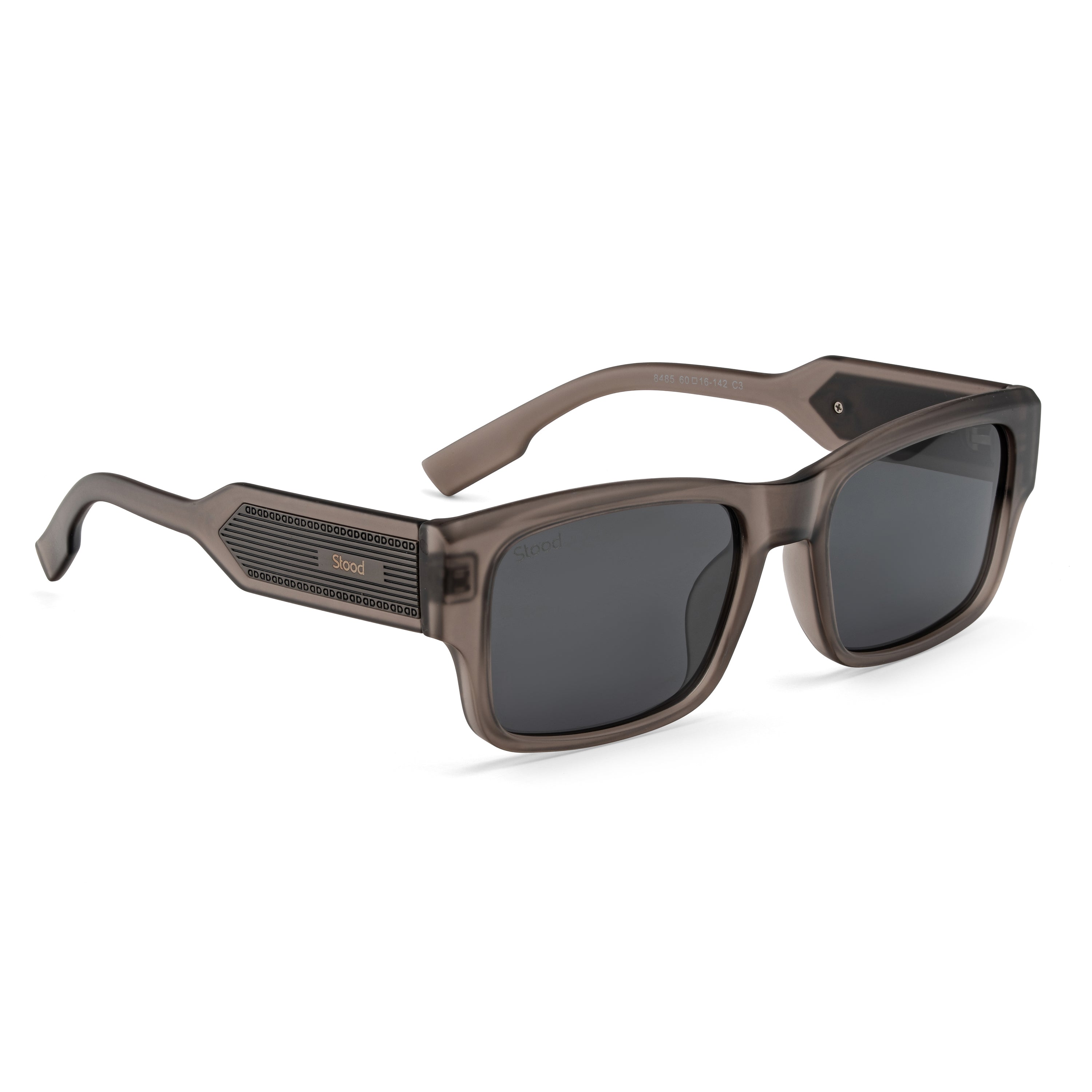 Stood Square Black Polarized UV Protection Chashma For Men & Women New Style – SG-STD0029-C2