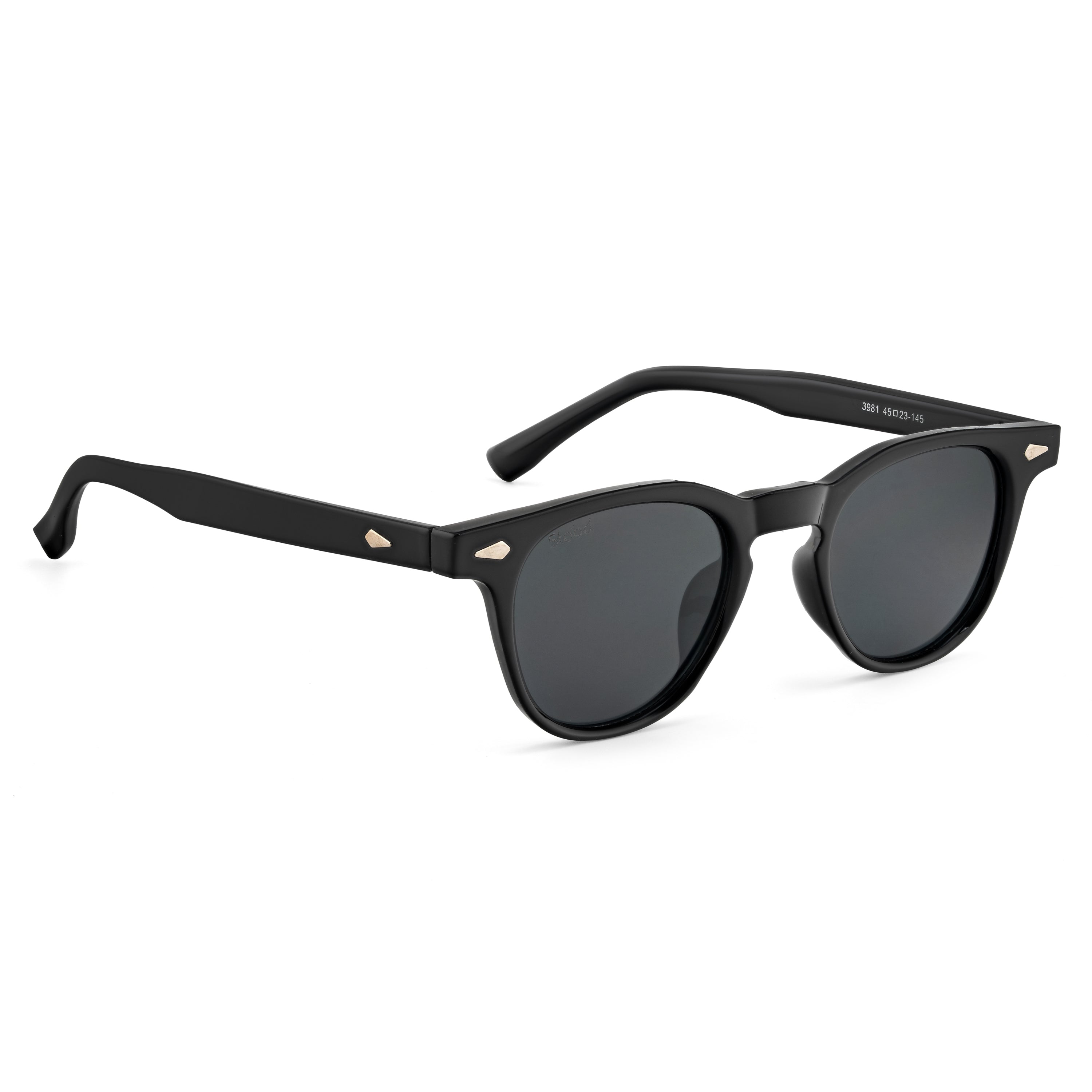 Stood Round Black UV Protection Sunglasses For Men & Women Stylish – SG-STD0026-C1