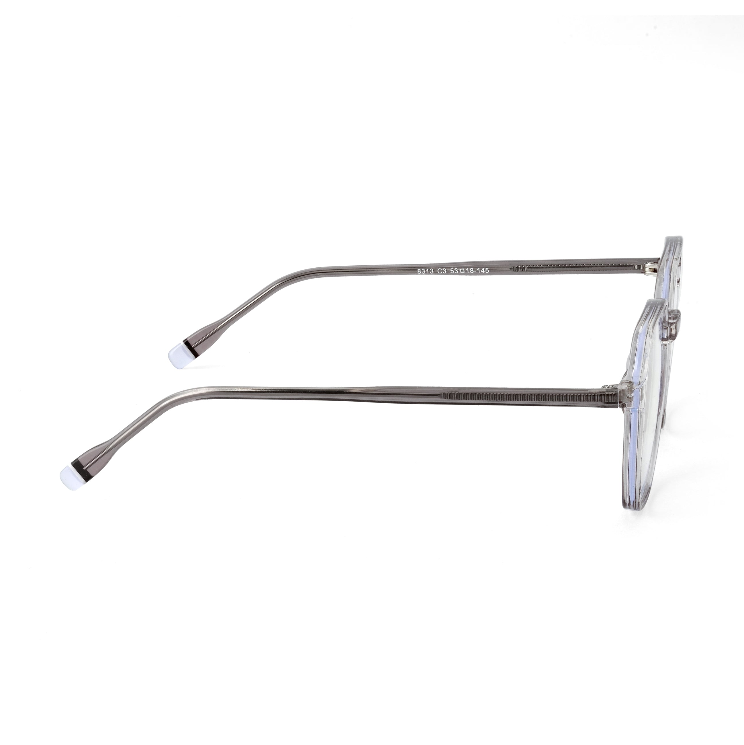 Royal Son Polygon Stylish White Men Spectacles Frame Eye Protection Laptop - SF0025-C3