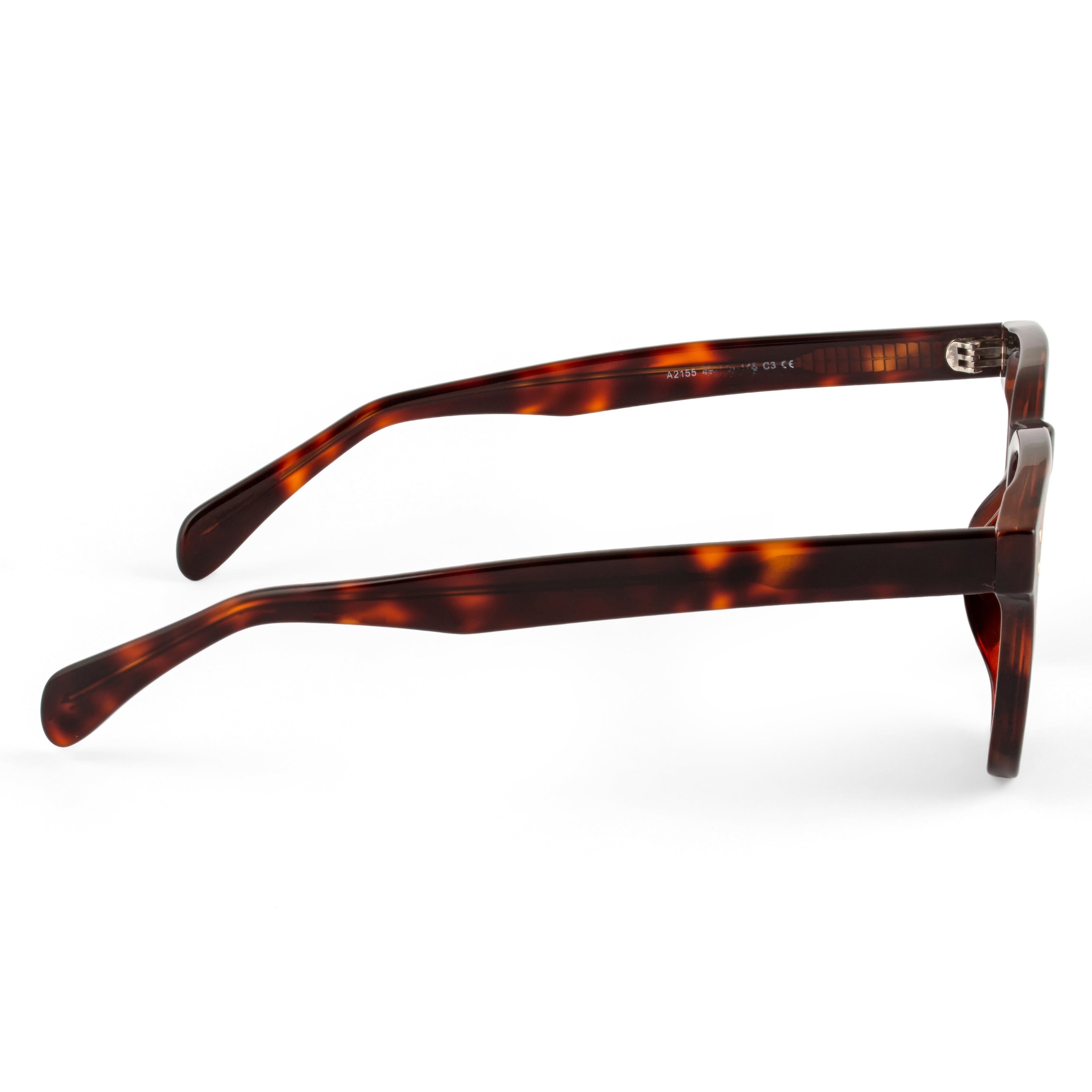 PERKEY Square Black UV Protected Polarized Sunglasses Men Women - PRKY0012-C2