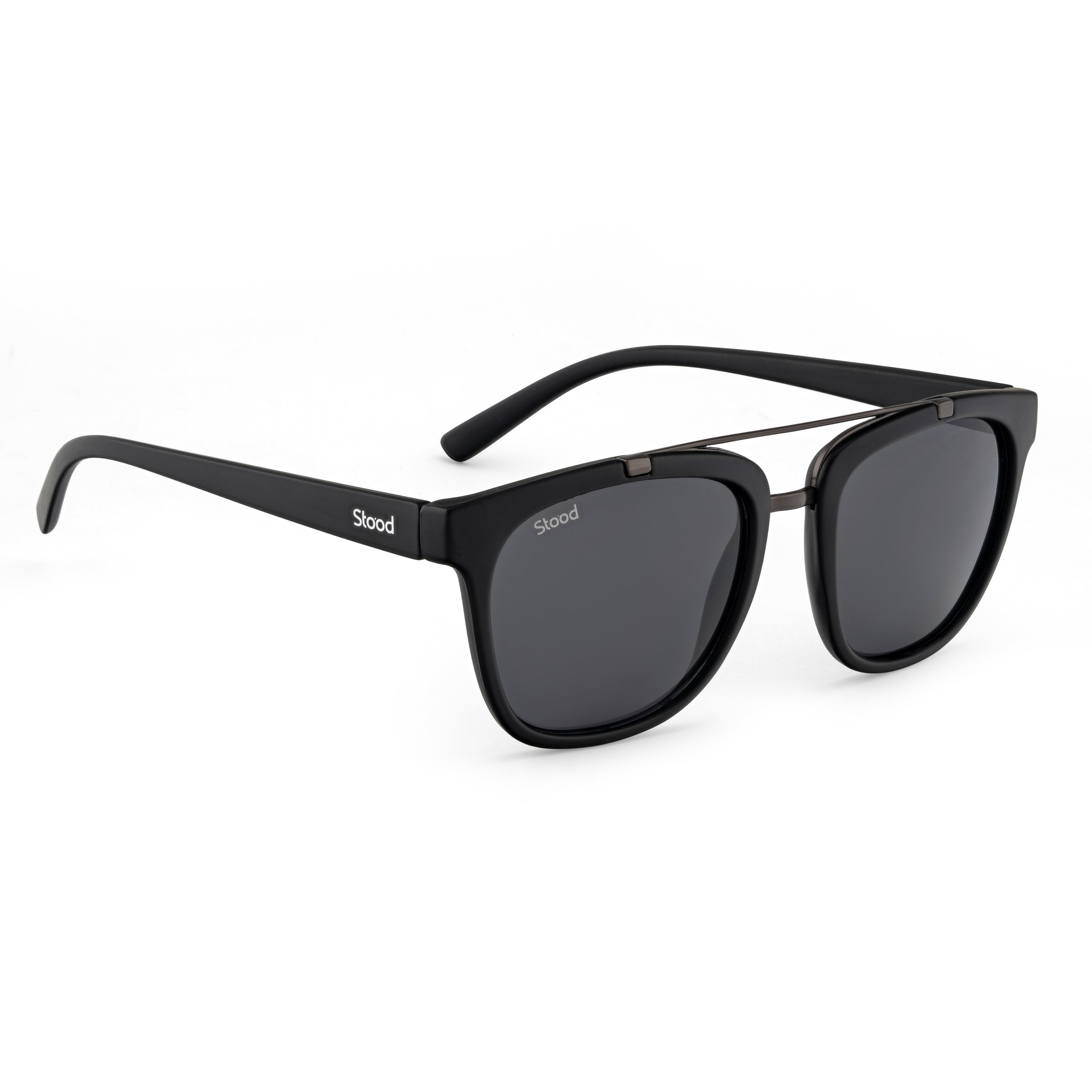 Stood Retro Square Black UV Protection Sunglasses For Men & Women Stylish – SG-STD0021-C1