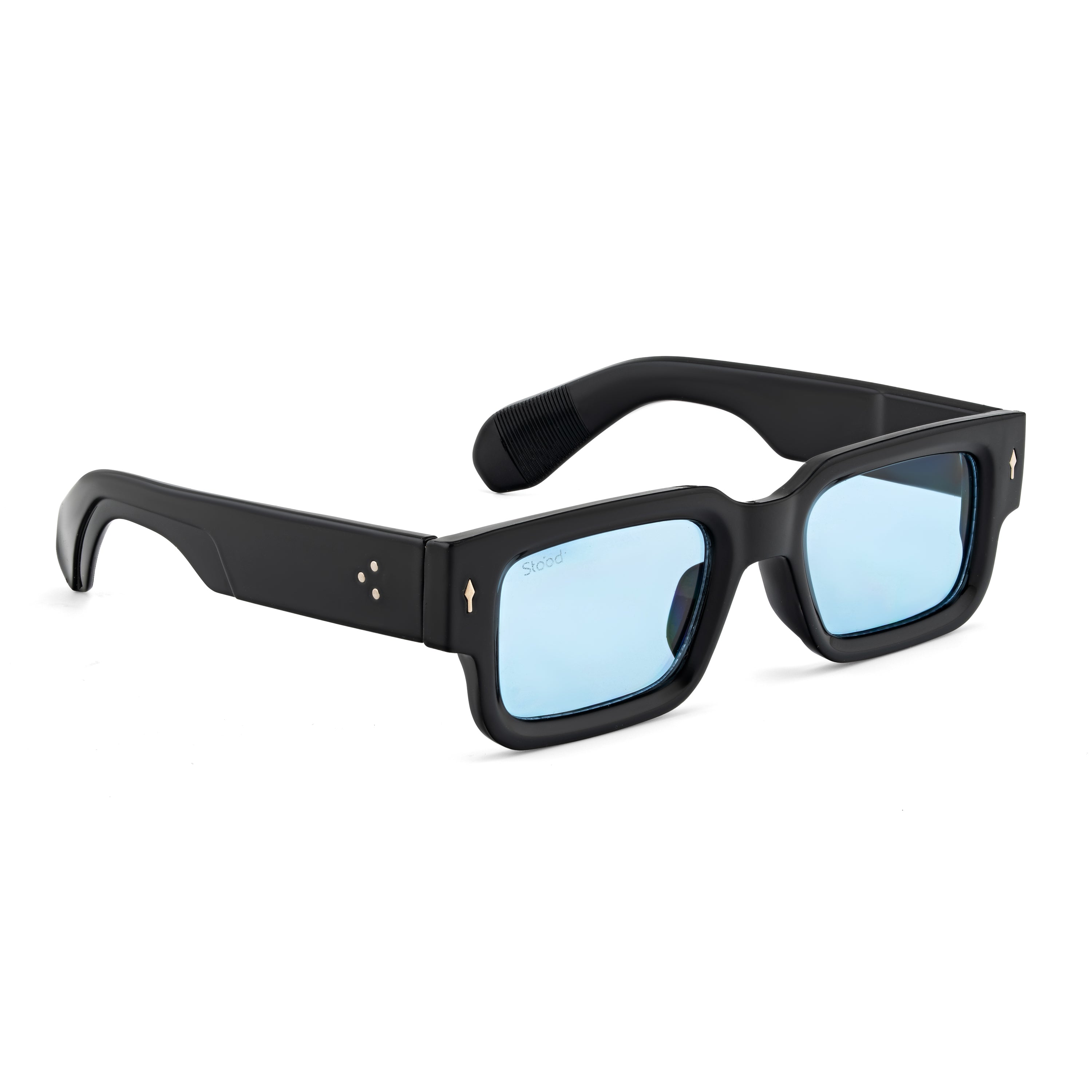 Stood Narrow Square Blue UV Protection Goggles For Men & Women Sunglasses – SG-STD0014-C4