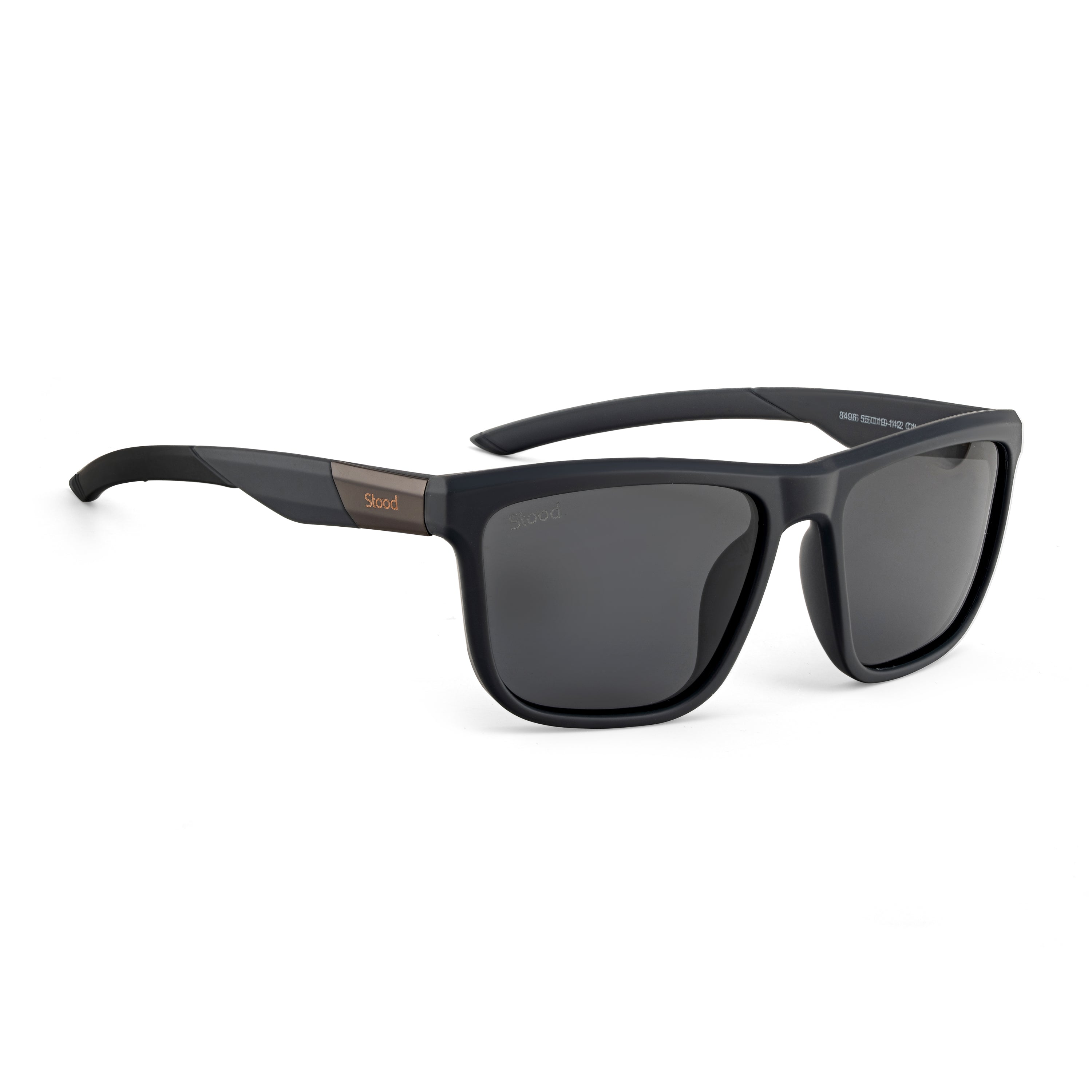 Stood Square Sports Black Polarized UV Protection Chashma For Men & Women New Style – SG-STD0028-C2