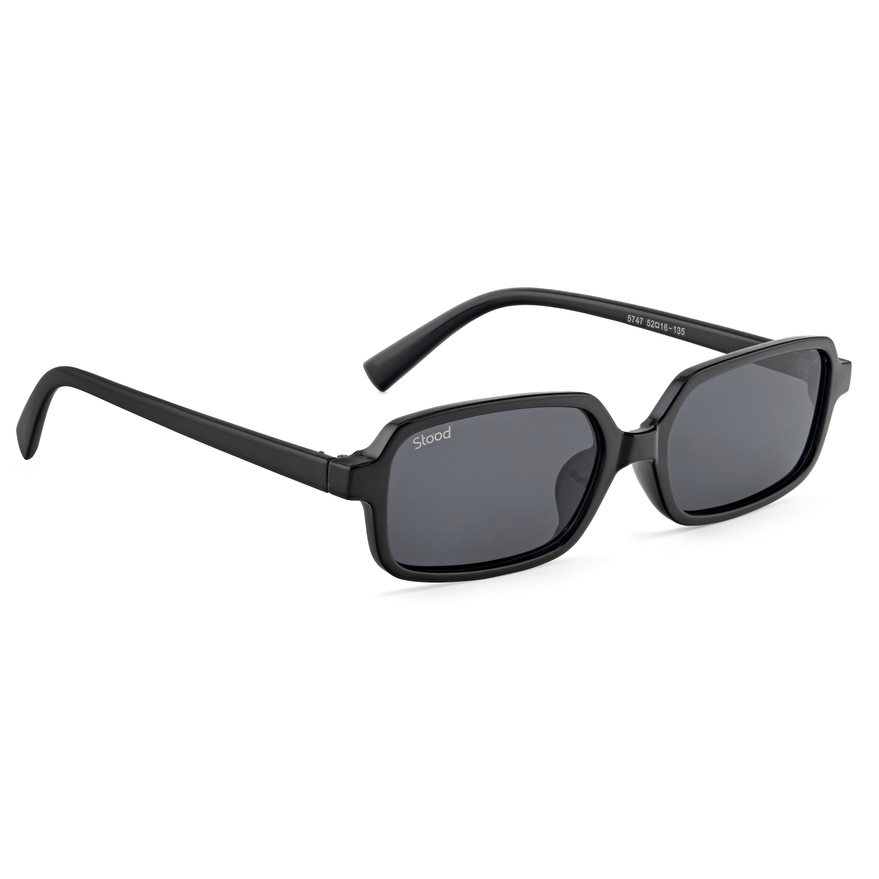 Stood Retro Square Black UV Protection Sunglasses For Men & Women Stylish – SG-STD0018-C1