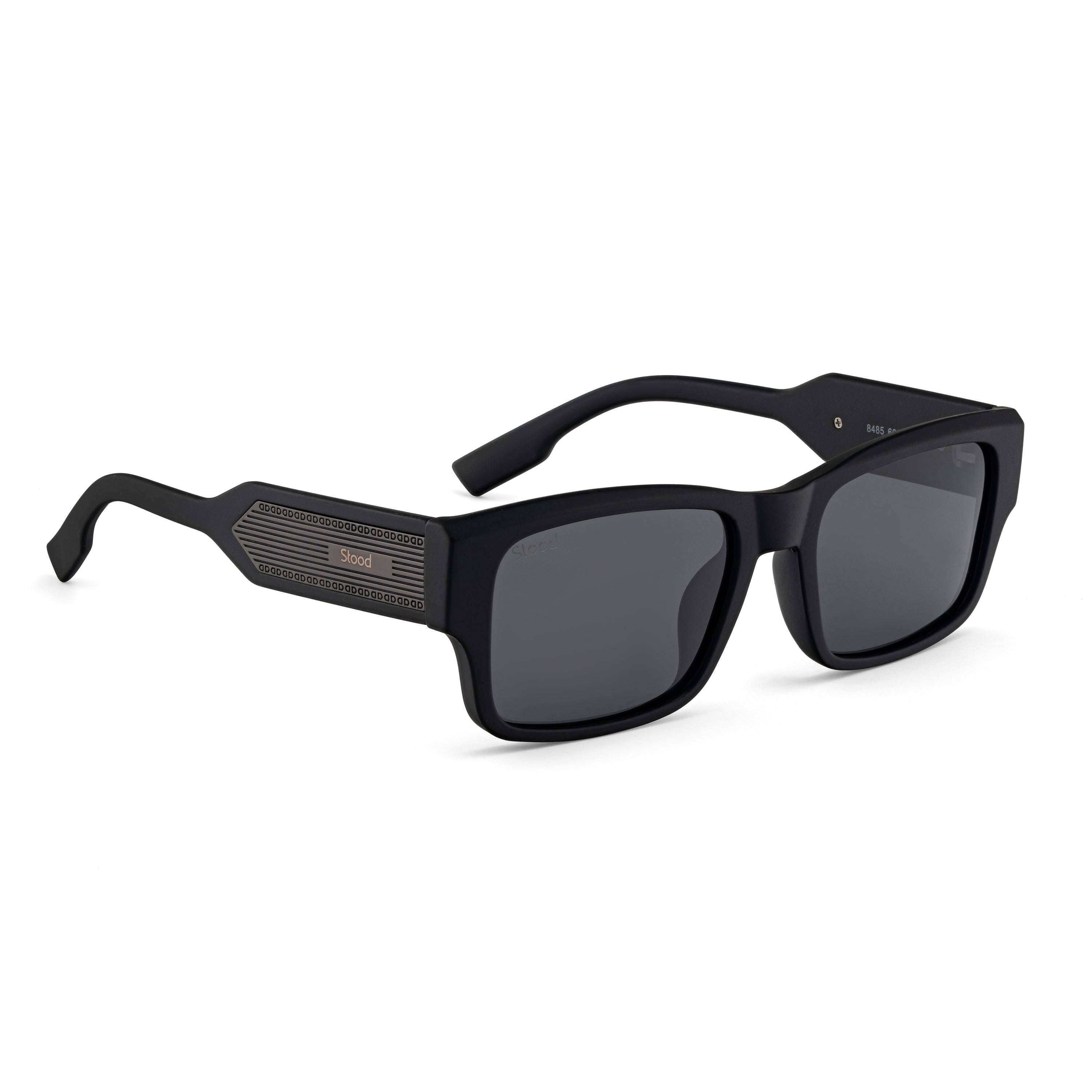 Stood Square Black Polarized UV Protection Sunglasses For Men & Women Stylish – SG-STD0029-C1