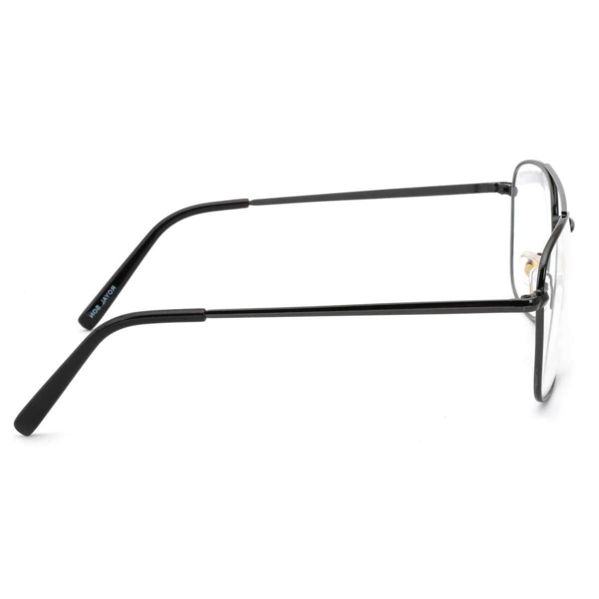 ROYAL SON Retro Square Spectacle Frame For Men And Women (RS0023SF|50|Transparent Lens)