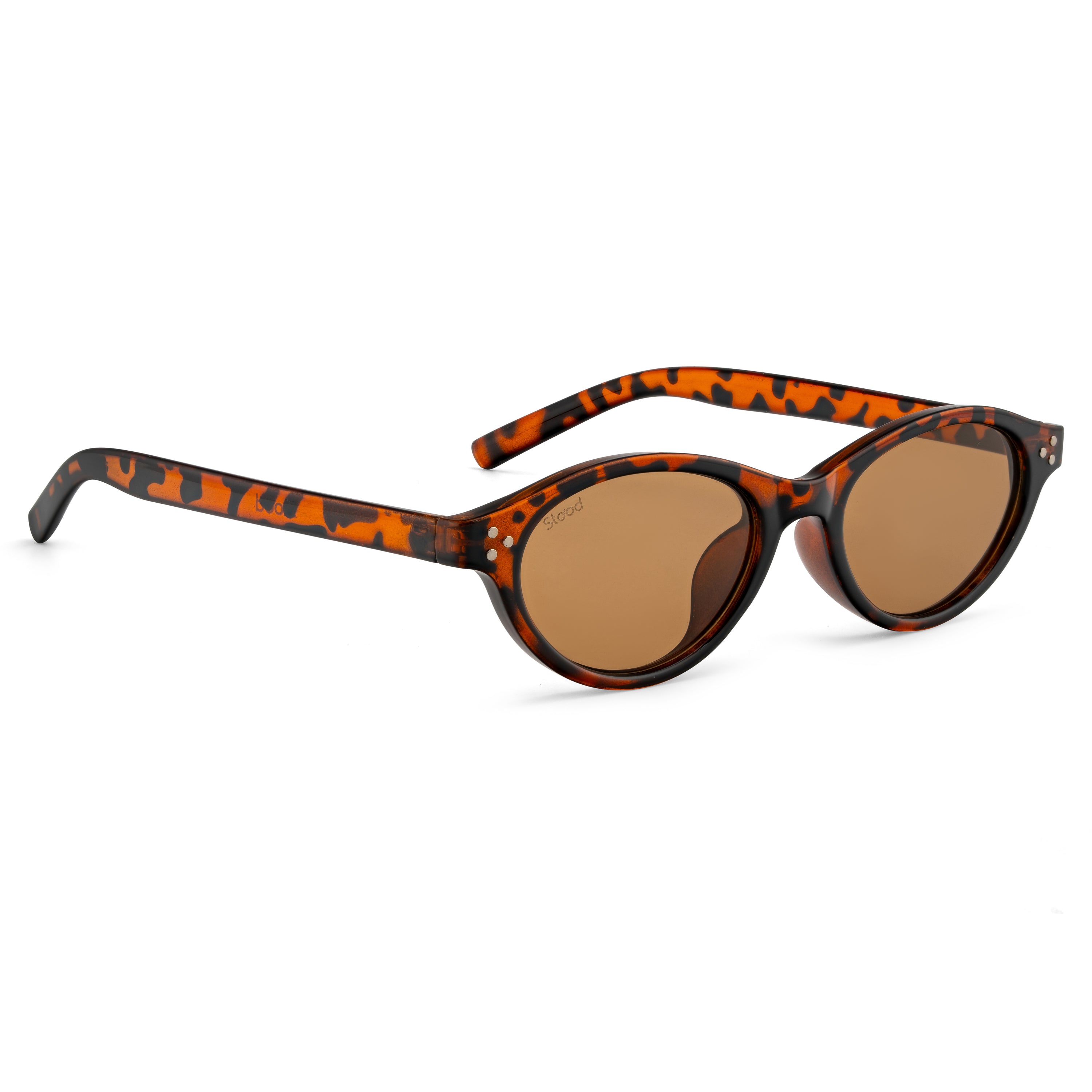 Stood Narrow Oval Brown UV Protection Goggles For Men & Women Sunglasses – SG-STD0015-C3