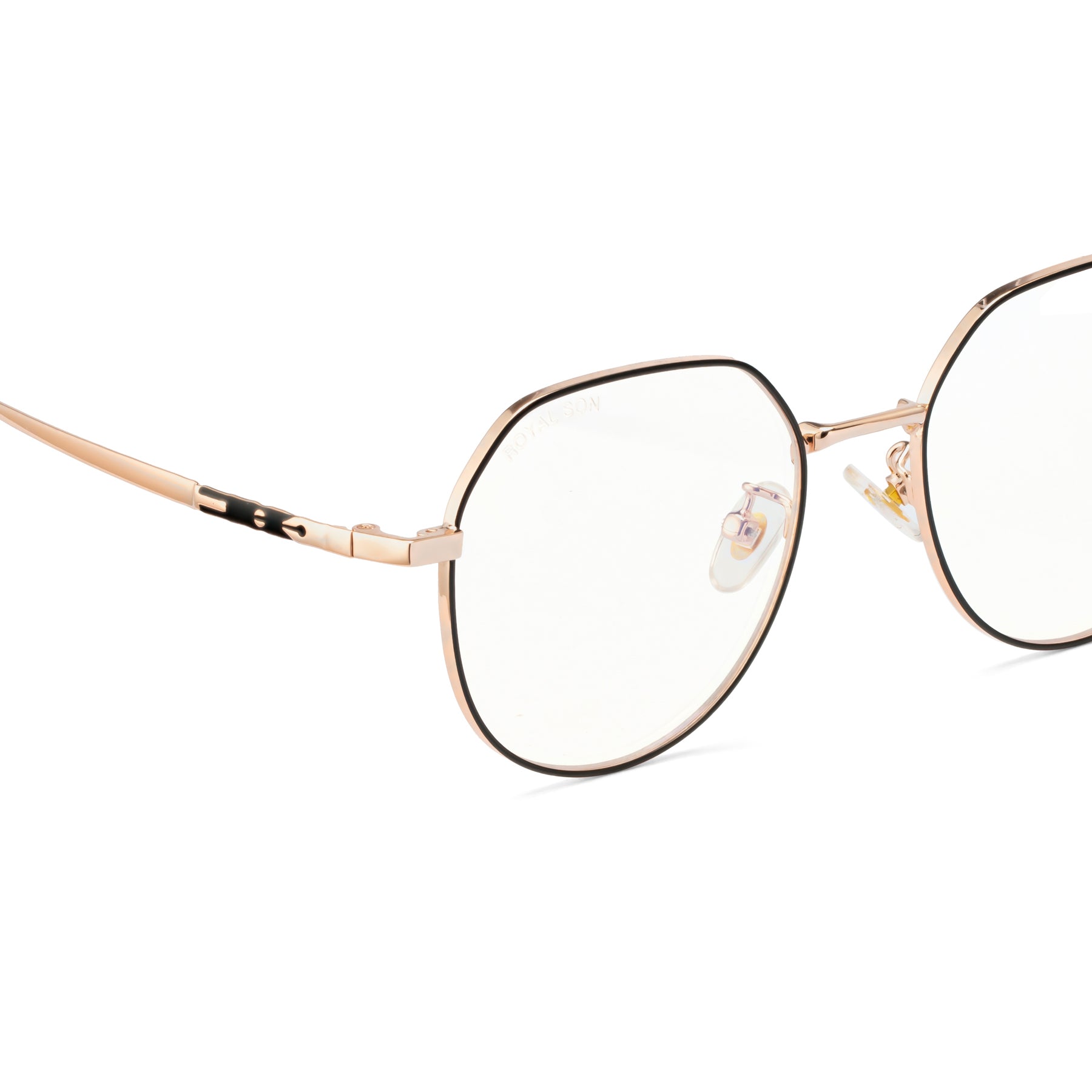 Royal Son Round Blue Ray Cut Men Women Eye Glasses - SF0018-C4