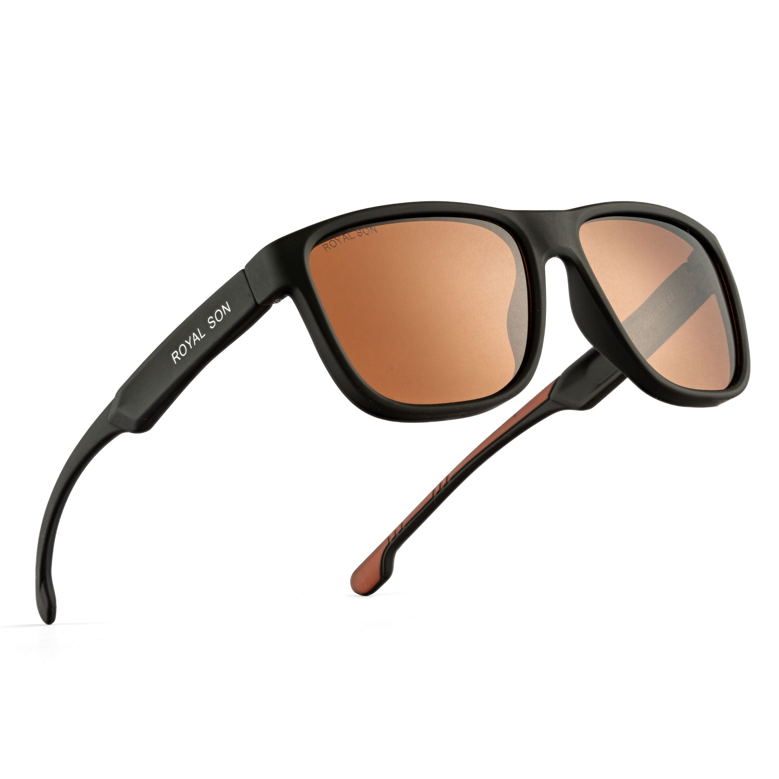 Royal Son Sports Black Polarized Sunglasses Men Women- CHI00173-C2