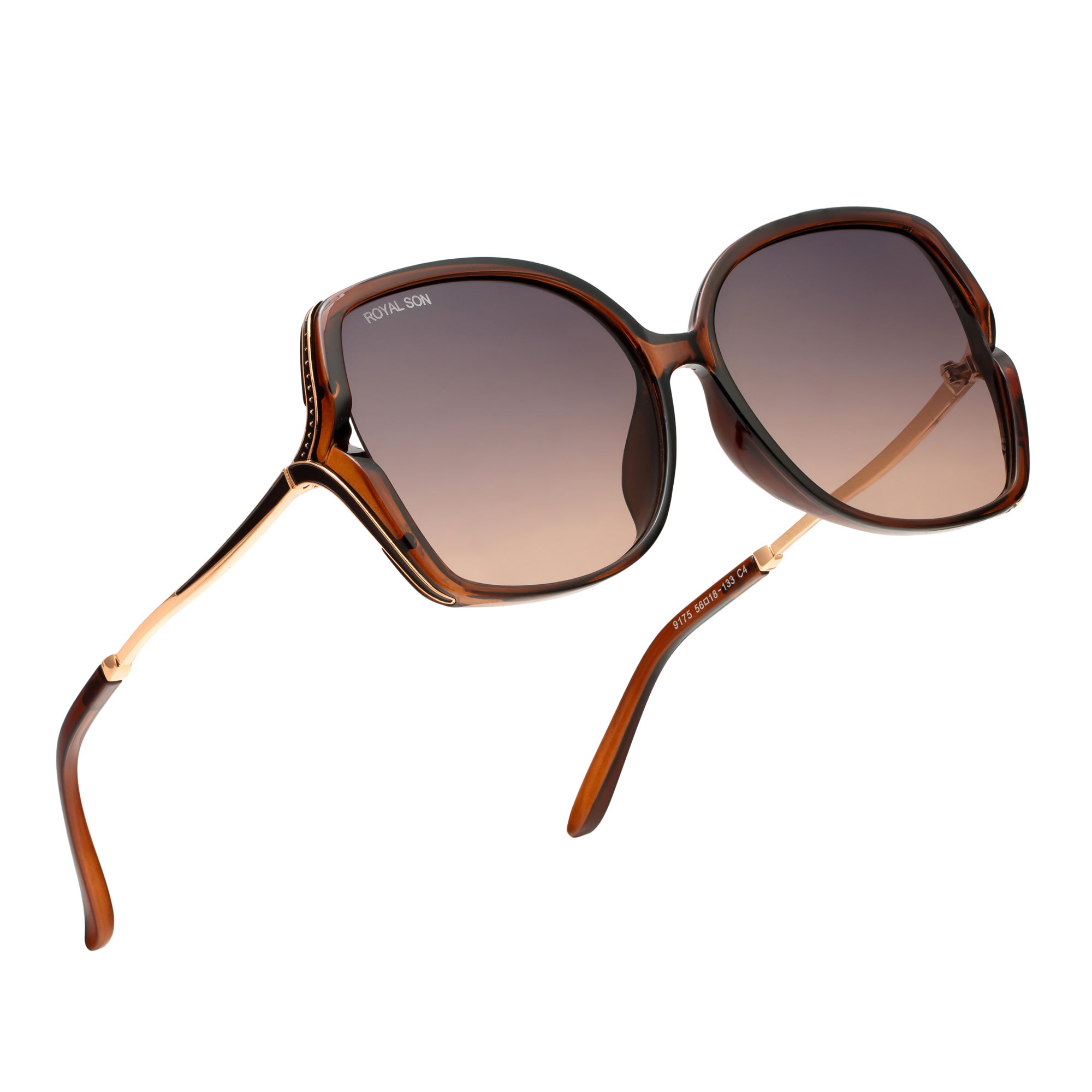 Royal Son Oversized Butterfly UV Protected Women Sunglasses - CHIWM00113-C3