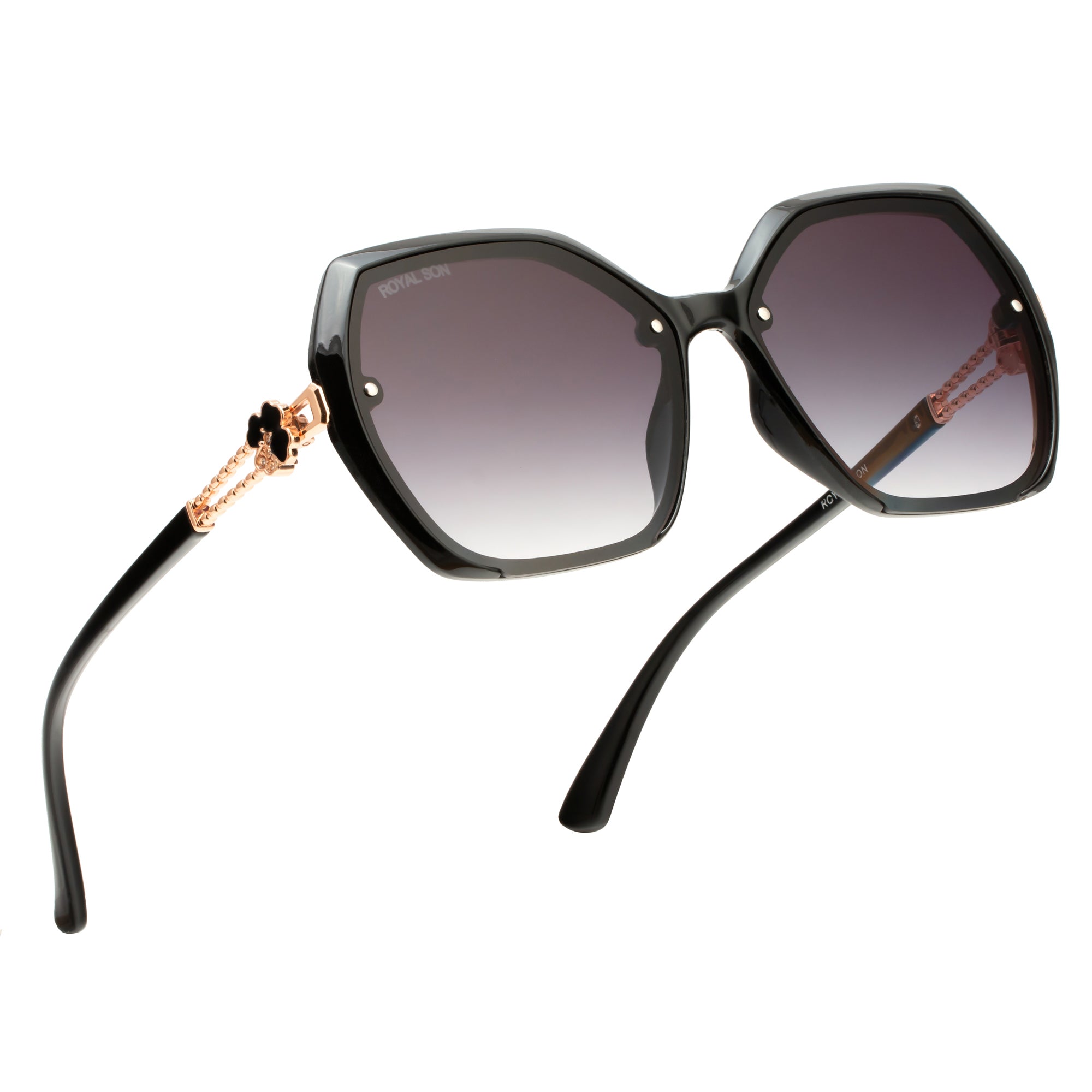 Royal Son Oversized Butterfly UV Protected Women Sunglasses - CHIWM00115-C1