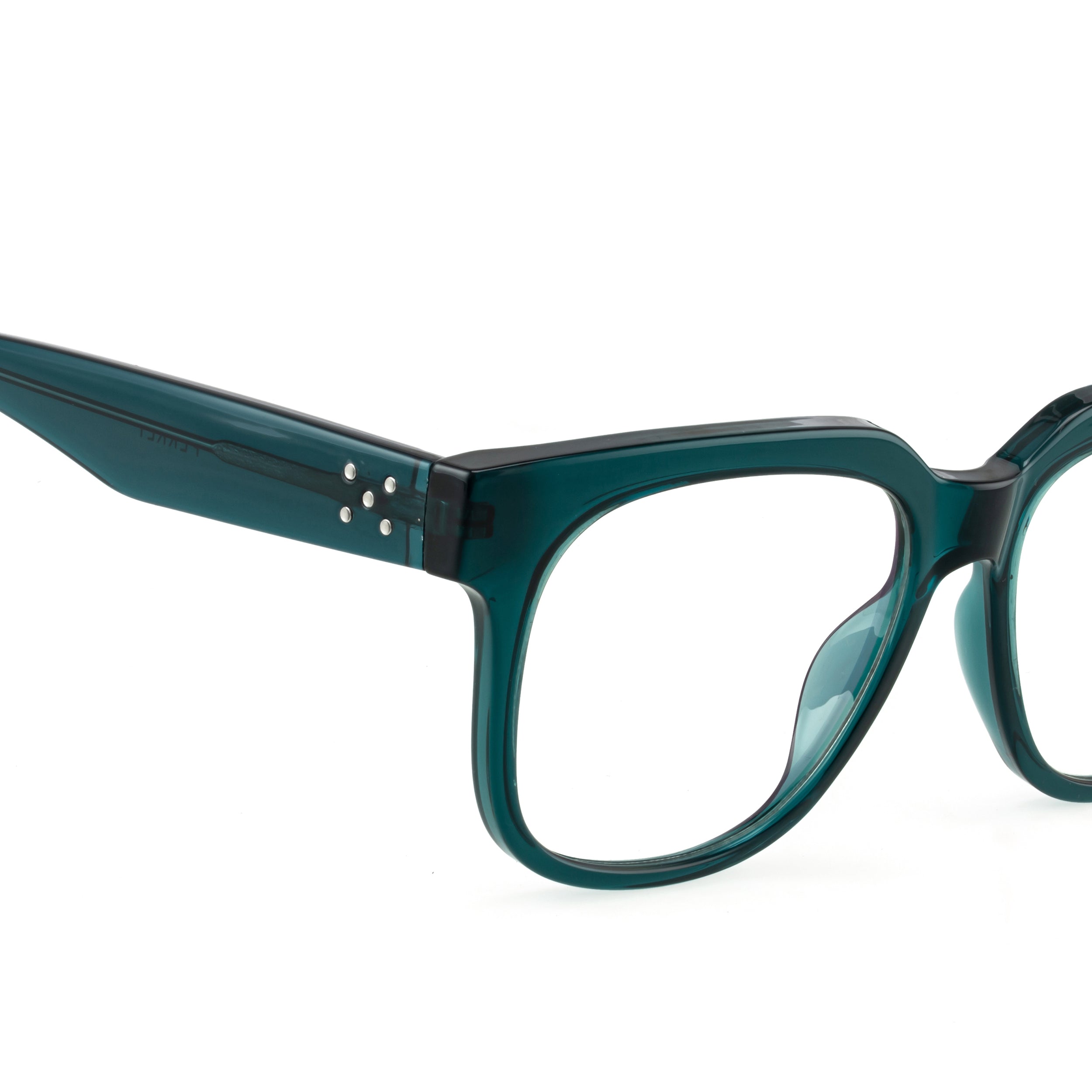 PERKEY Full Rim Square-Oversized Computer Glasses For Eye Protection Men Women - OPTL003-C4