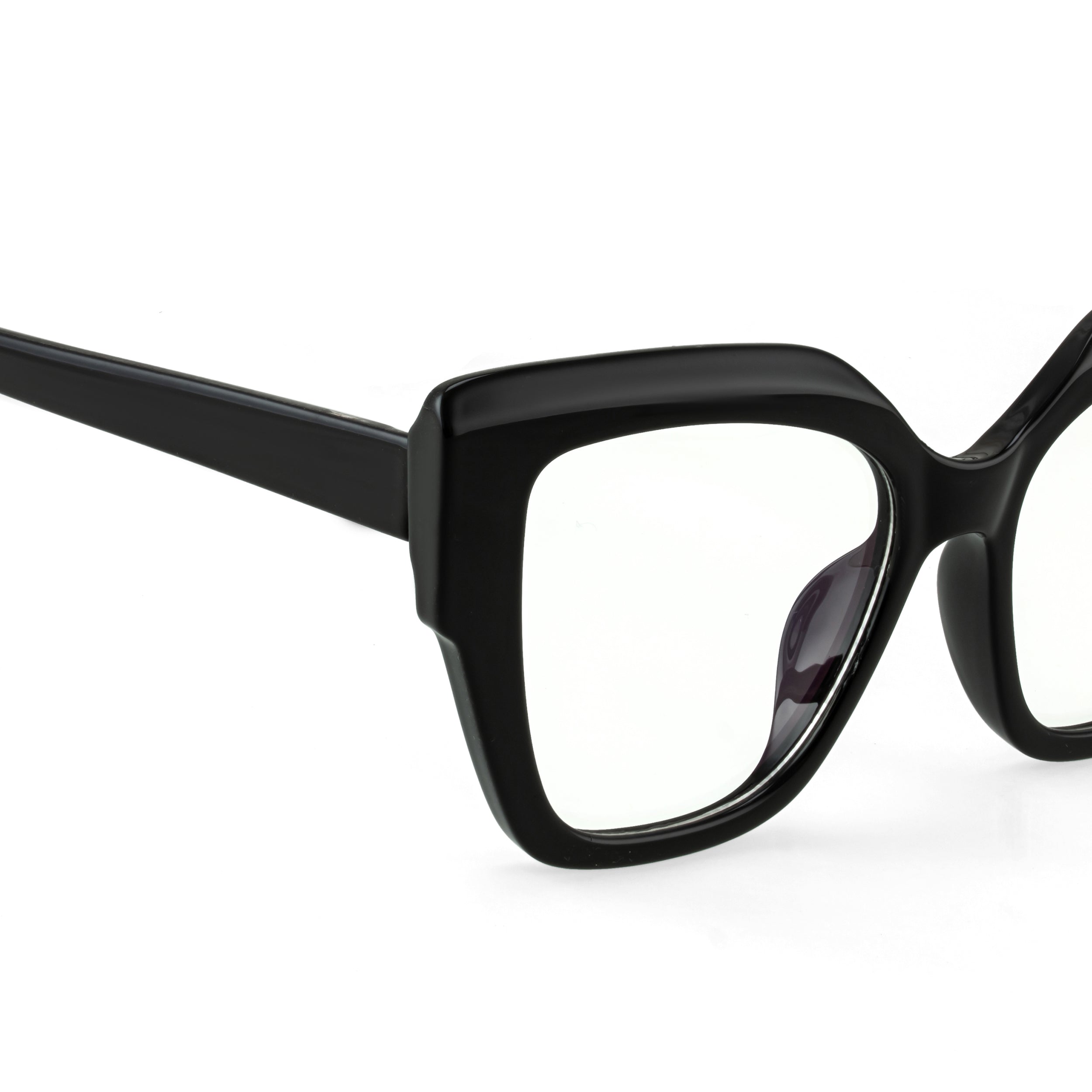 PERKEY Full Rim Cat Eye-Oversized Spectacles Frames Women - OPTL001-C1