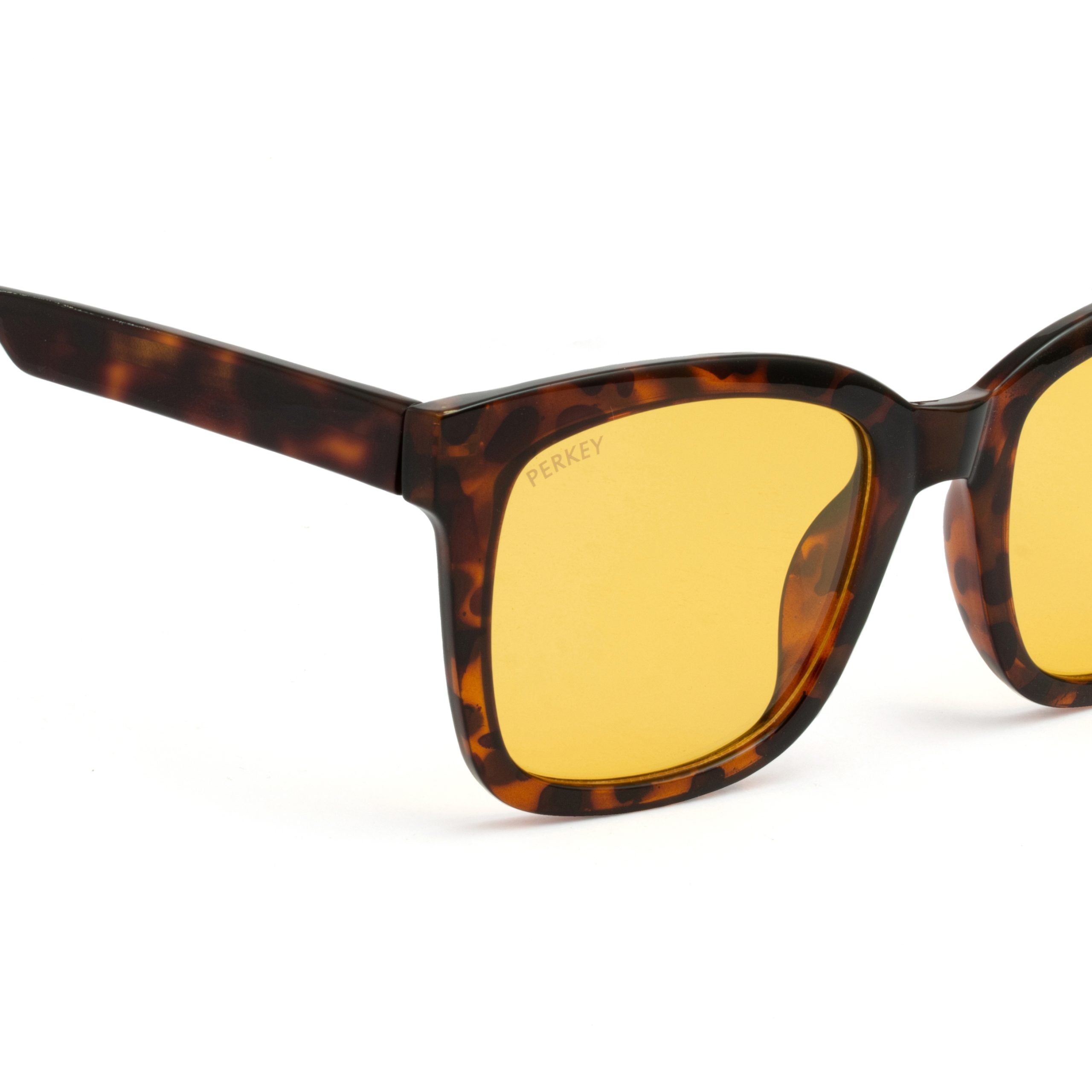 PERKEY Square-Oversized Polarized Sunglasses For Men Women - PRKY003-C3