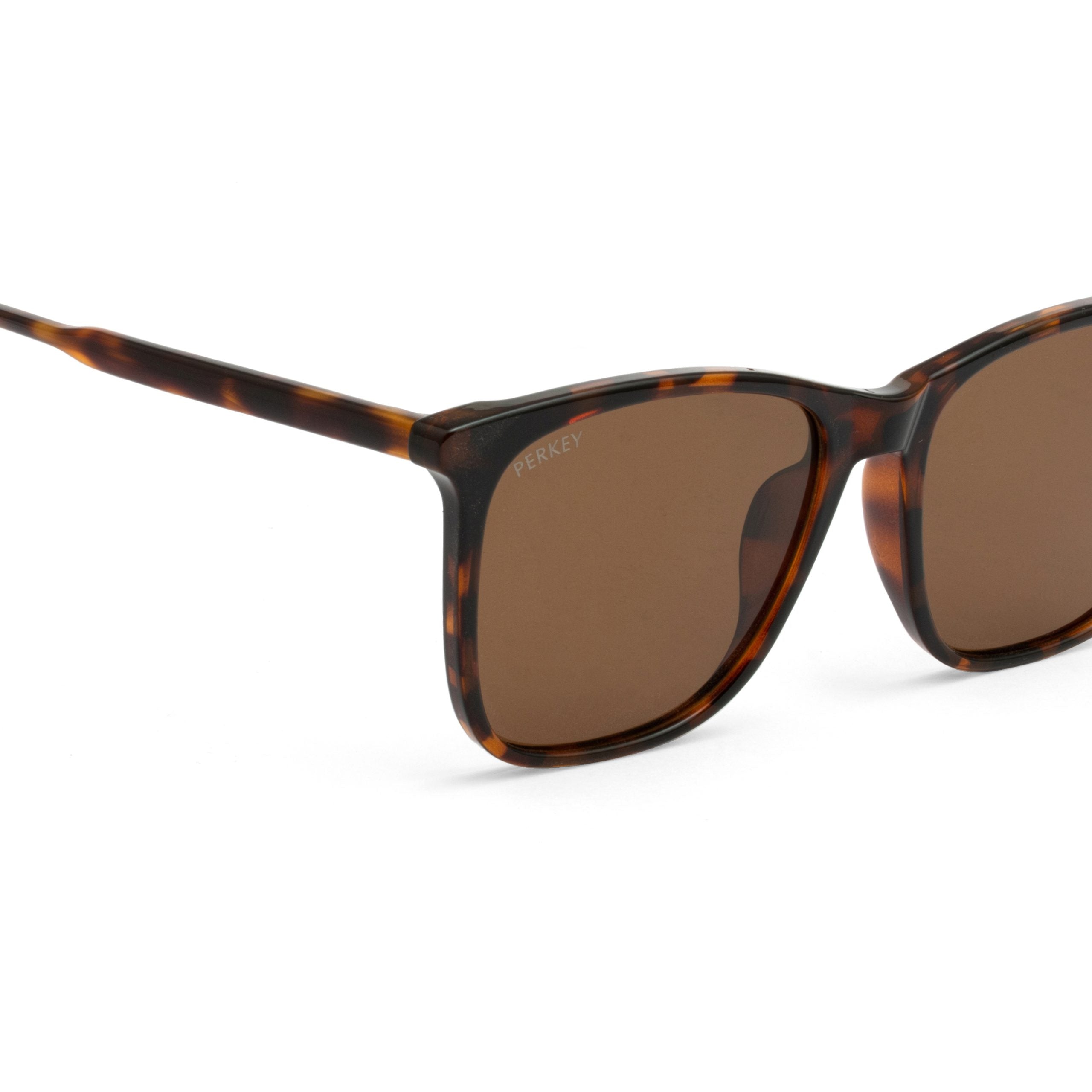 PERKEY Square-Oversized Polarized Sunglasses Men Women - PRKY007-C2