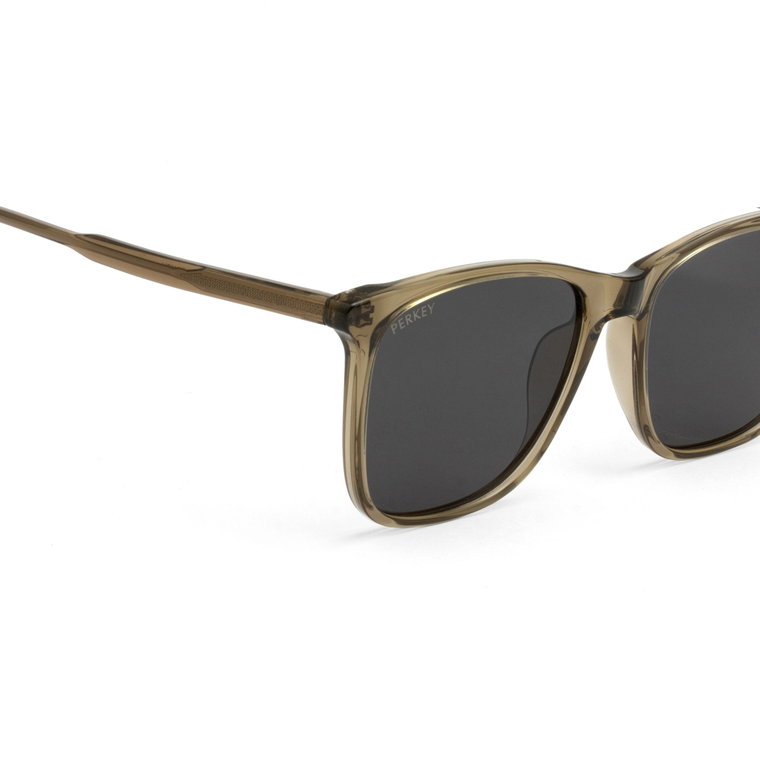 PERKEY Square-Oversized Polarized Stylish Sunglasses Men Women - PRKY007-C3