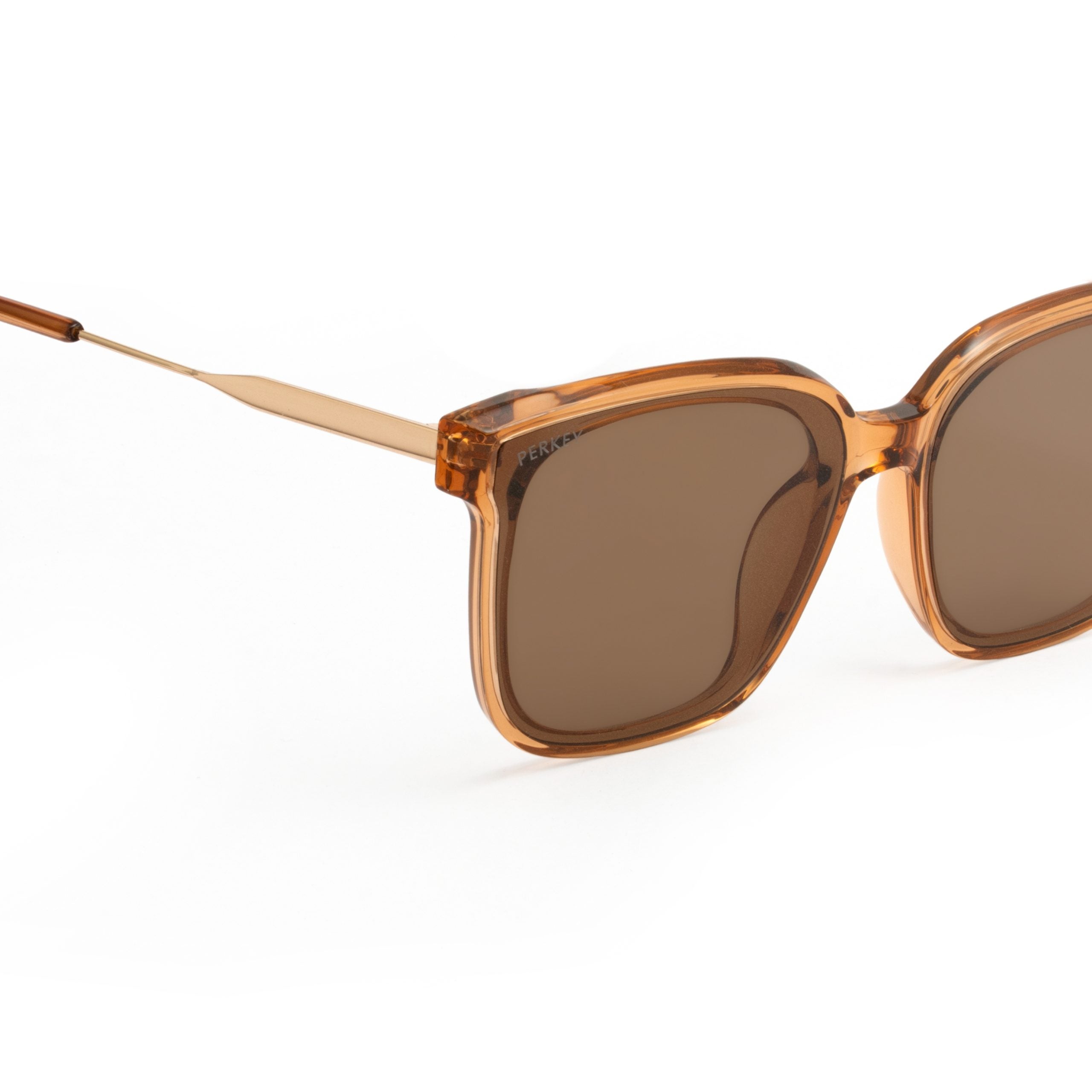 PERKEY Square-Oversized Stylish Sunglasses Men Women - PRKY0013-C4