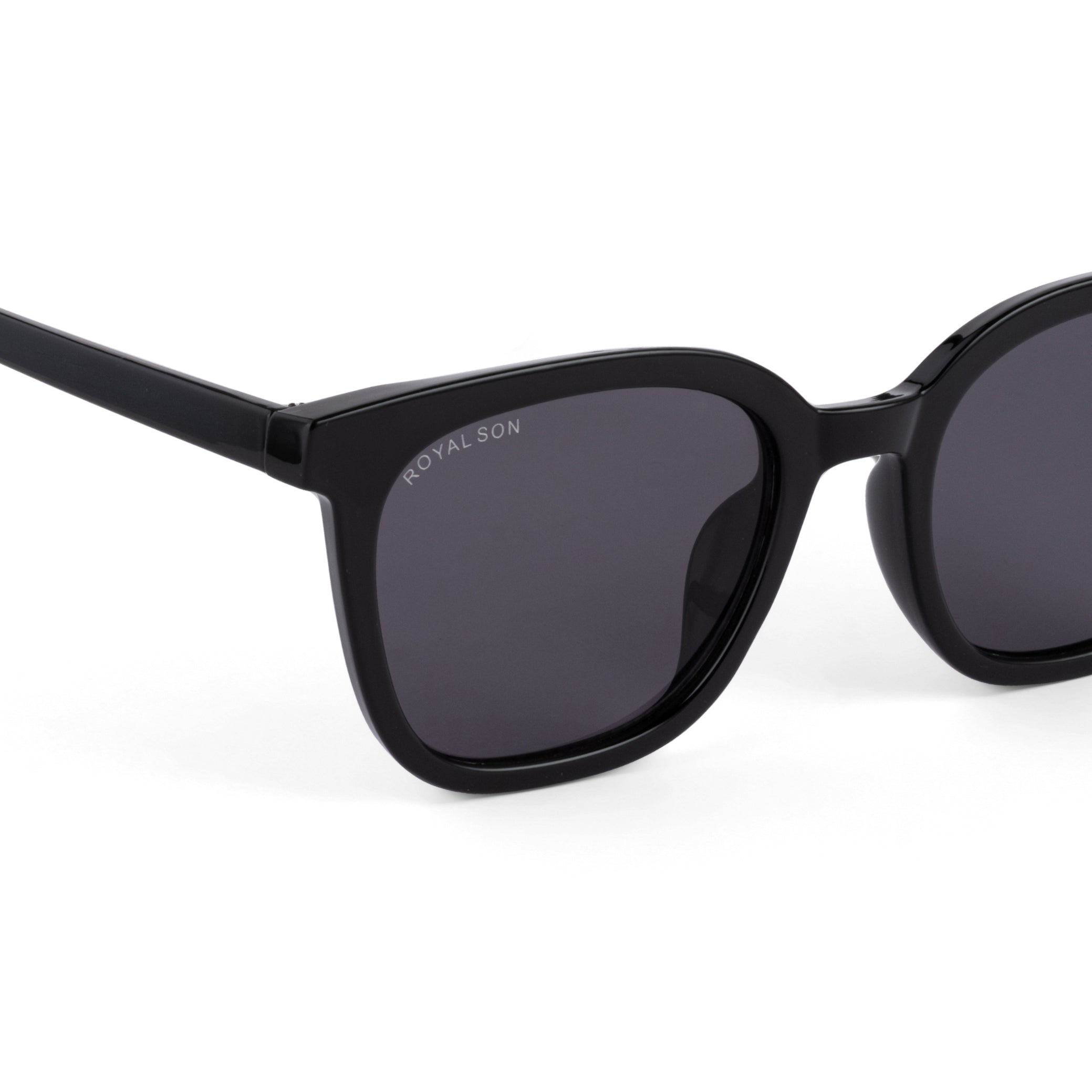 Royal Son Cat Eye Black Sunglasses  Men Women - CHI00165-C1