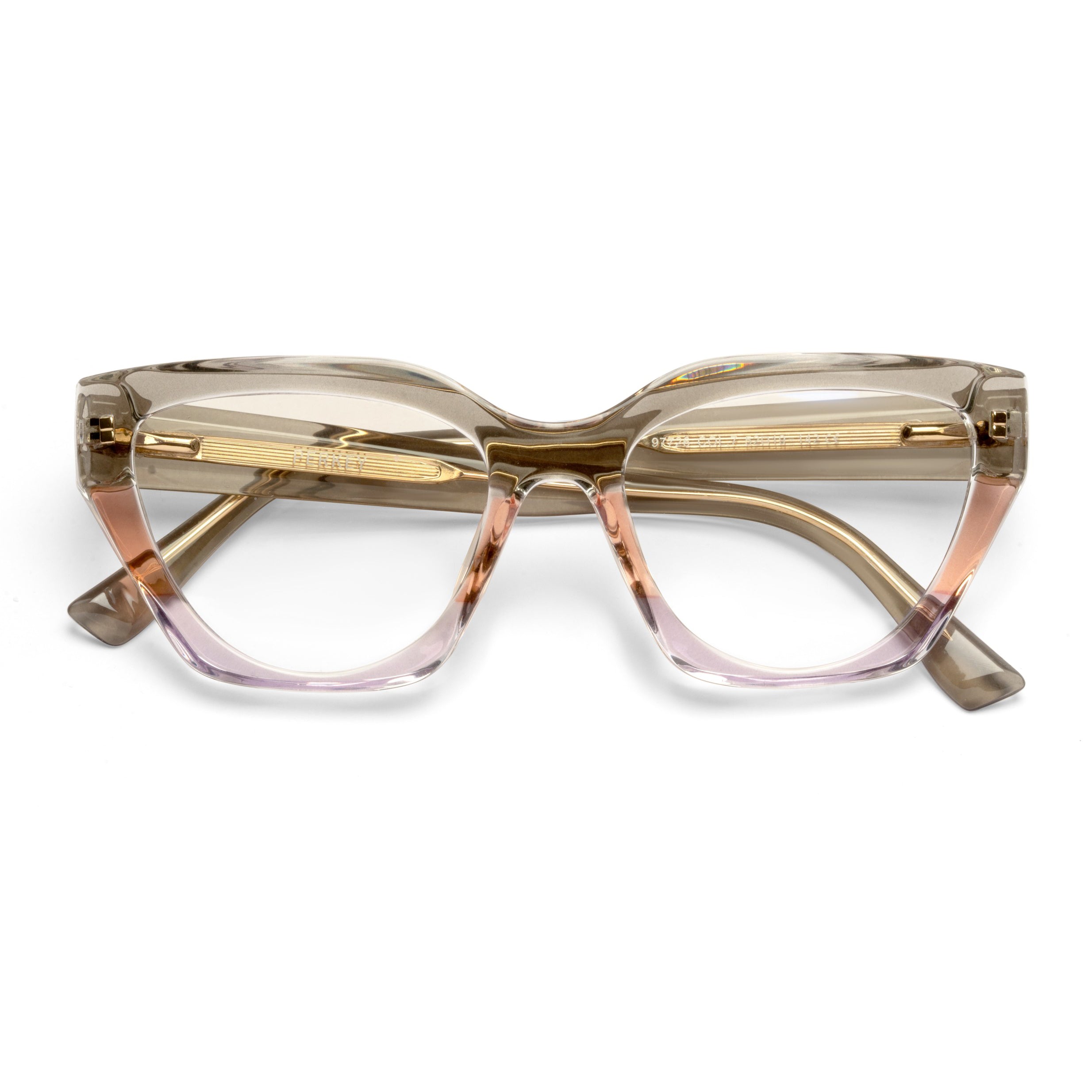 PERKEY Full Rim Cat Eye Blue Light Cut & Antiglare Computer Eyeglasses For Women  - OPTL0017-C1